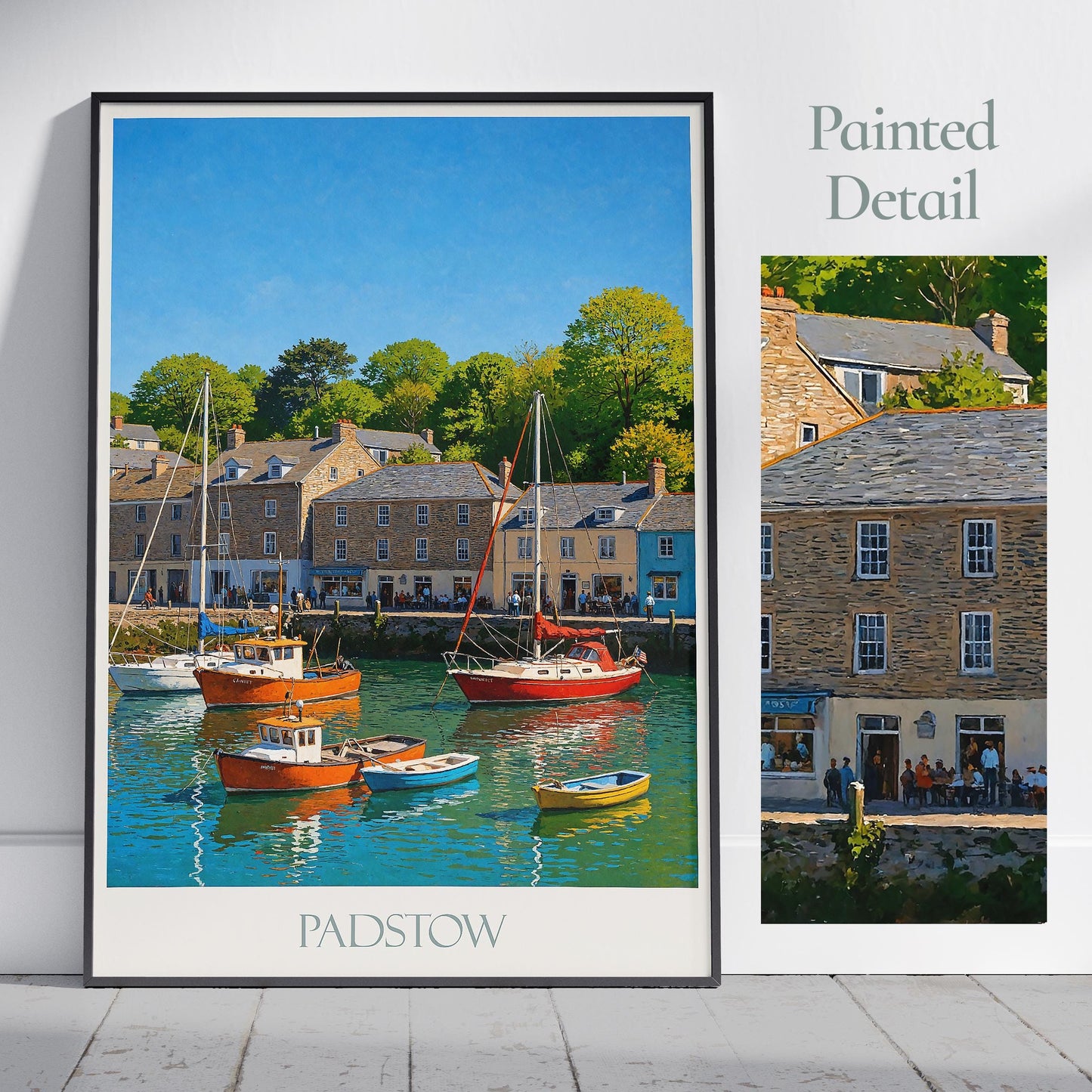 Padstow Travel Print ~ Cornwall Travel Poster |