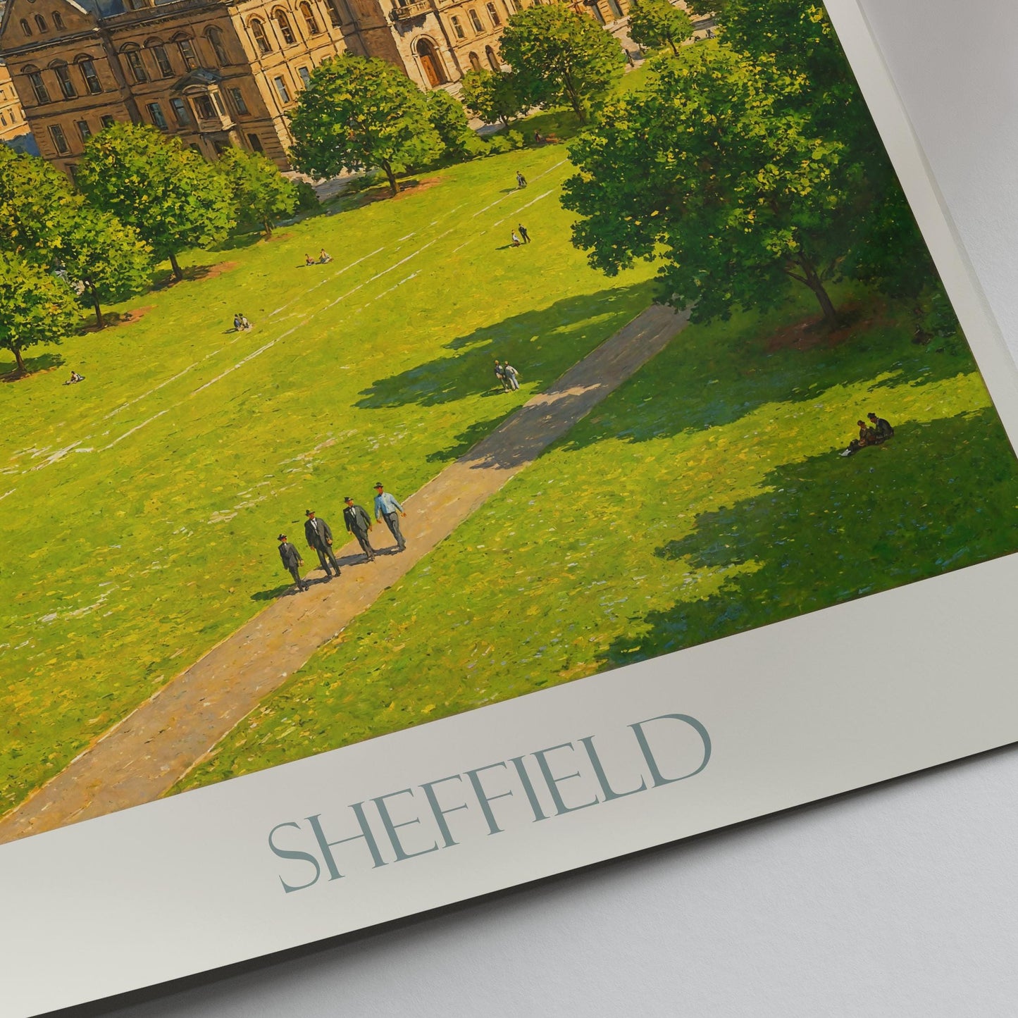 Sheffield Travel Print ~ Yorkshire Travel Poster