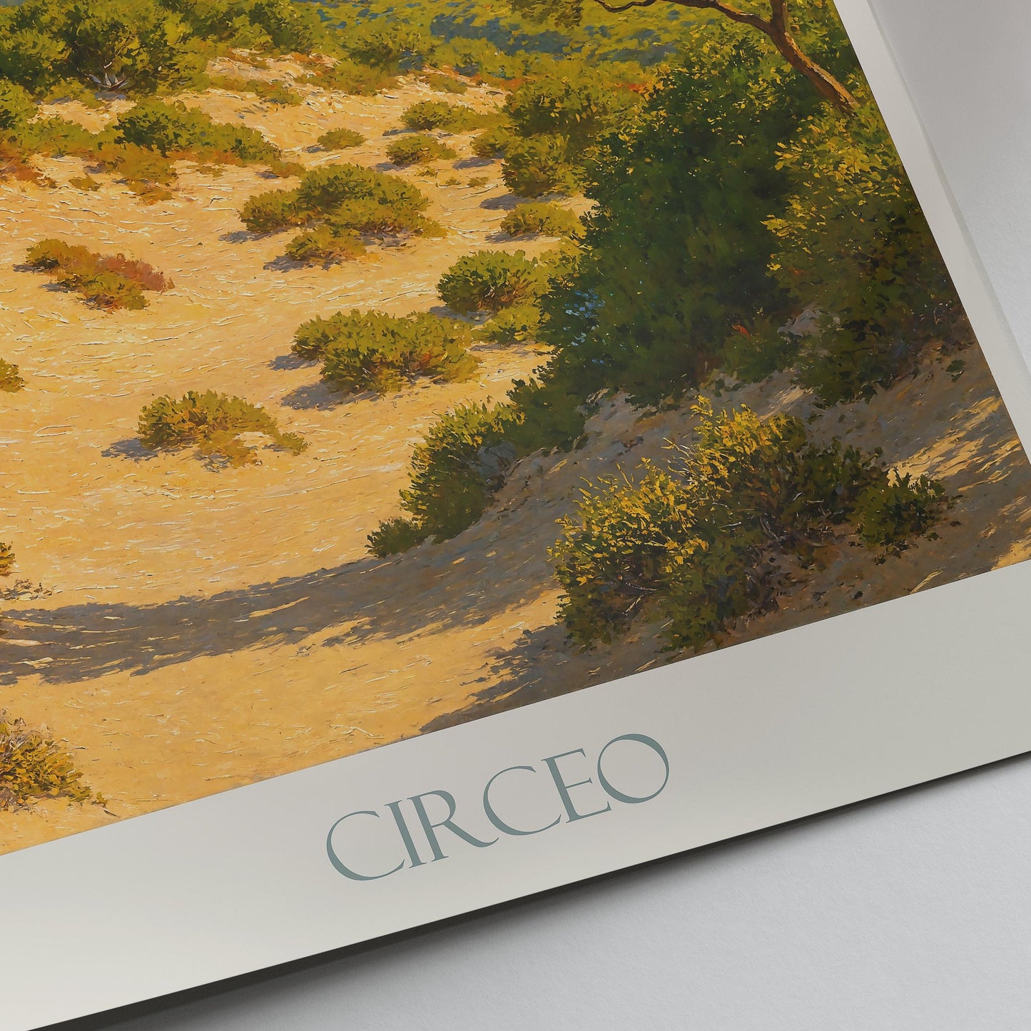 Circeo National Park Travel Print ~ Italy Travel Poster | Painted Wall Art & Home Decor | Framed Personalized Print | Vacation Travel Gift