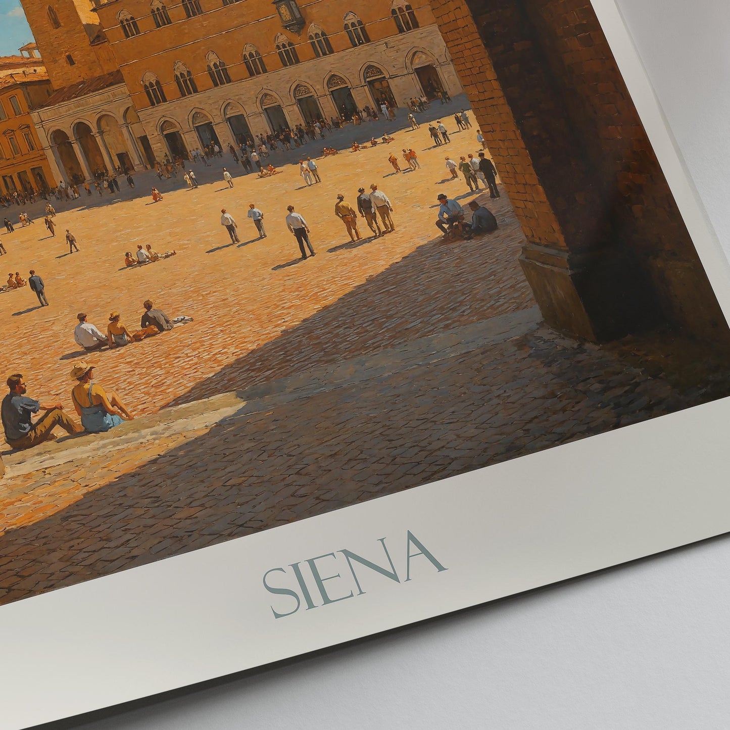 Siena Travel Print, Piazza del Campo ~ Italy Travel Poster