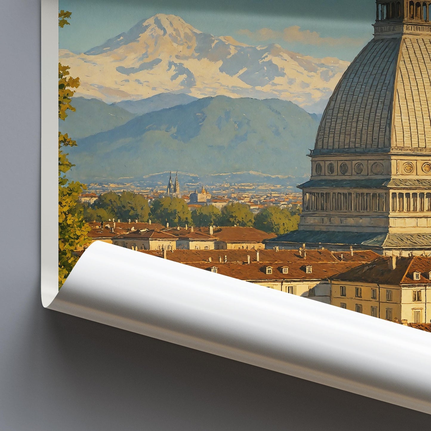 Turin Travel Print ~ Italy Travel Poster