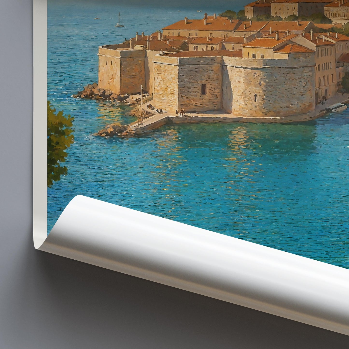 Dubrovnik Travel Print ~ Croatia Travel Poster
