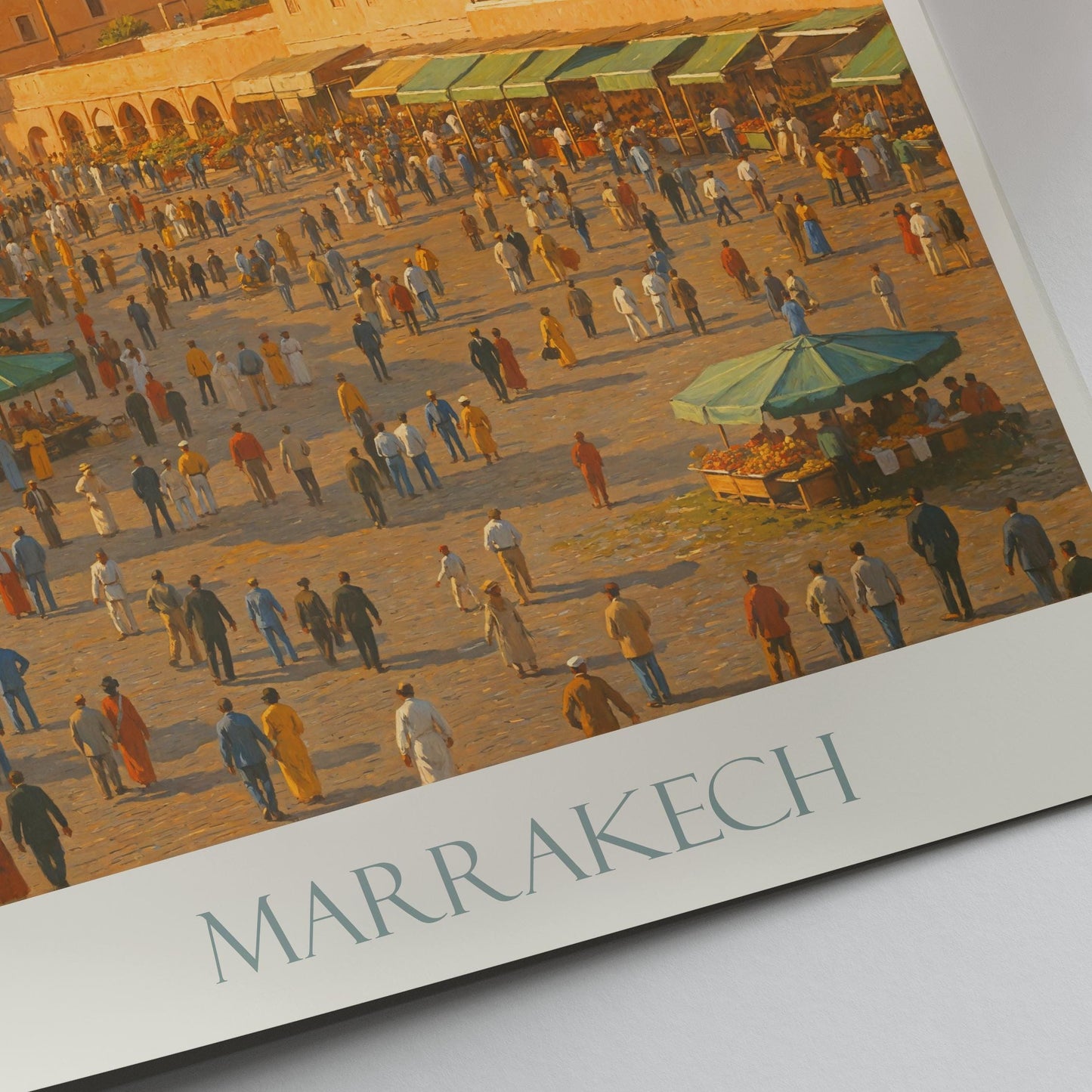 Marrakesh Travel Print ~ Morocco Travel Poster Wall Art Home Decor Gift Personalized Framed