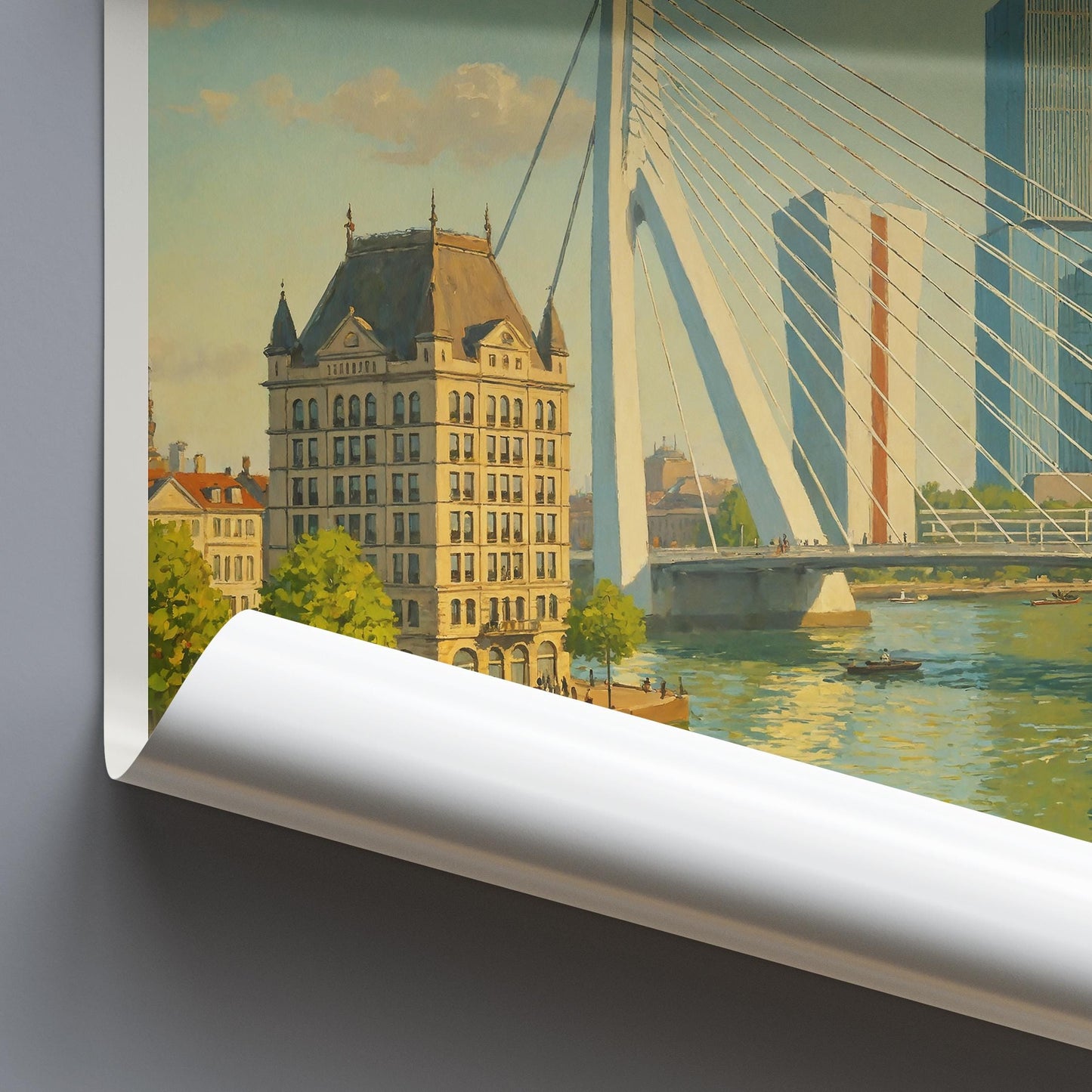 Rotterdam Travel Print ~ Netherlands Travel Poster