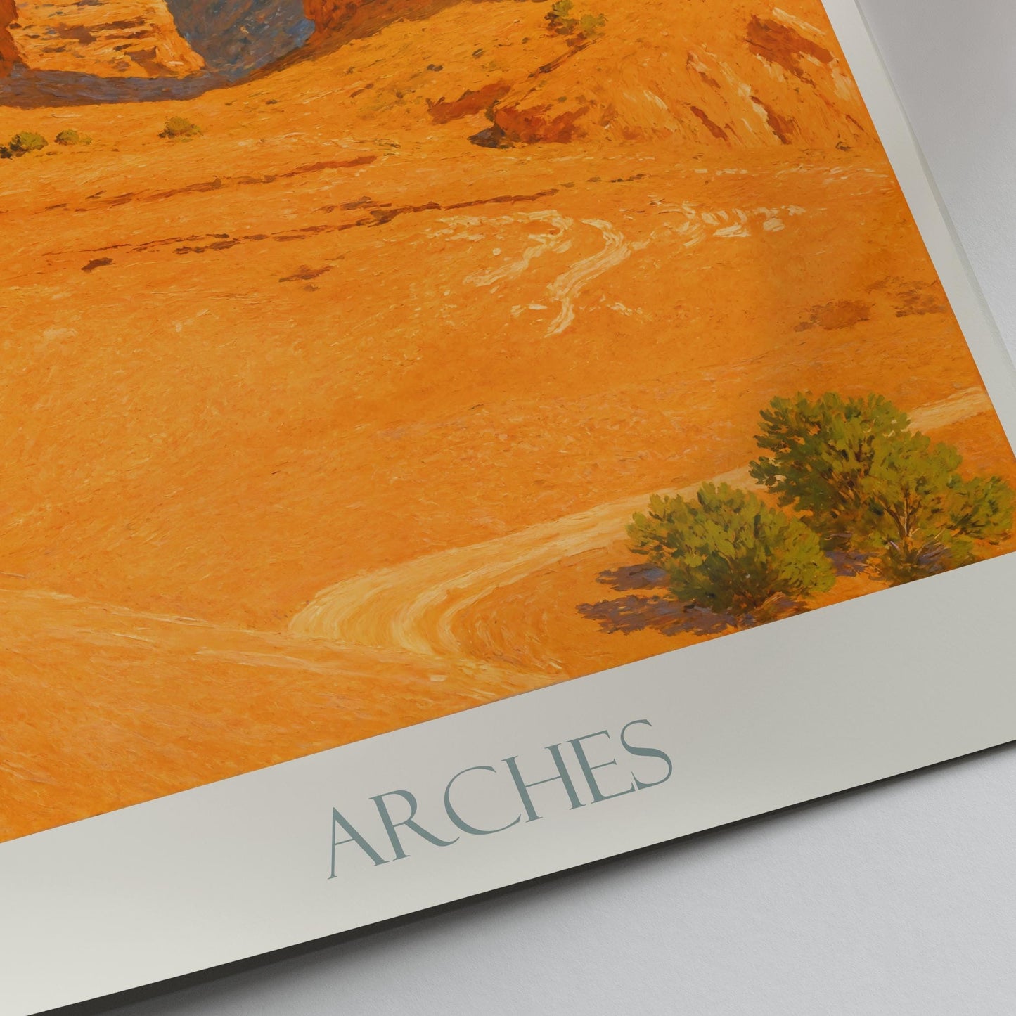 Arches National Park Travel Print, Delicate Arch ~ Travel Poster