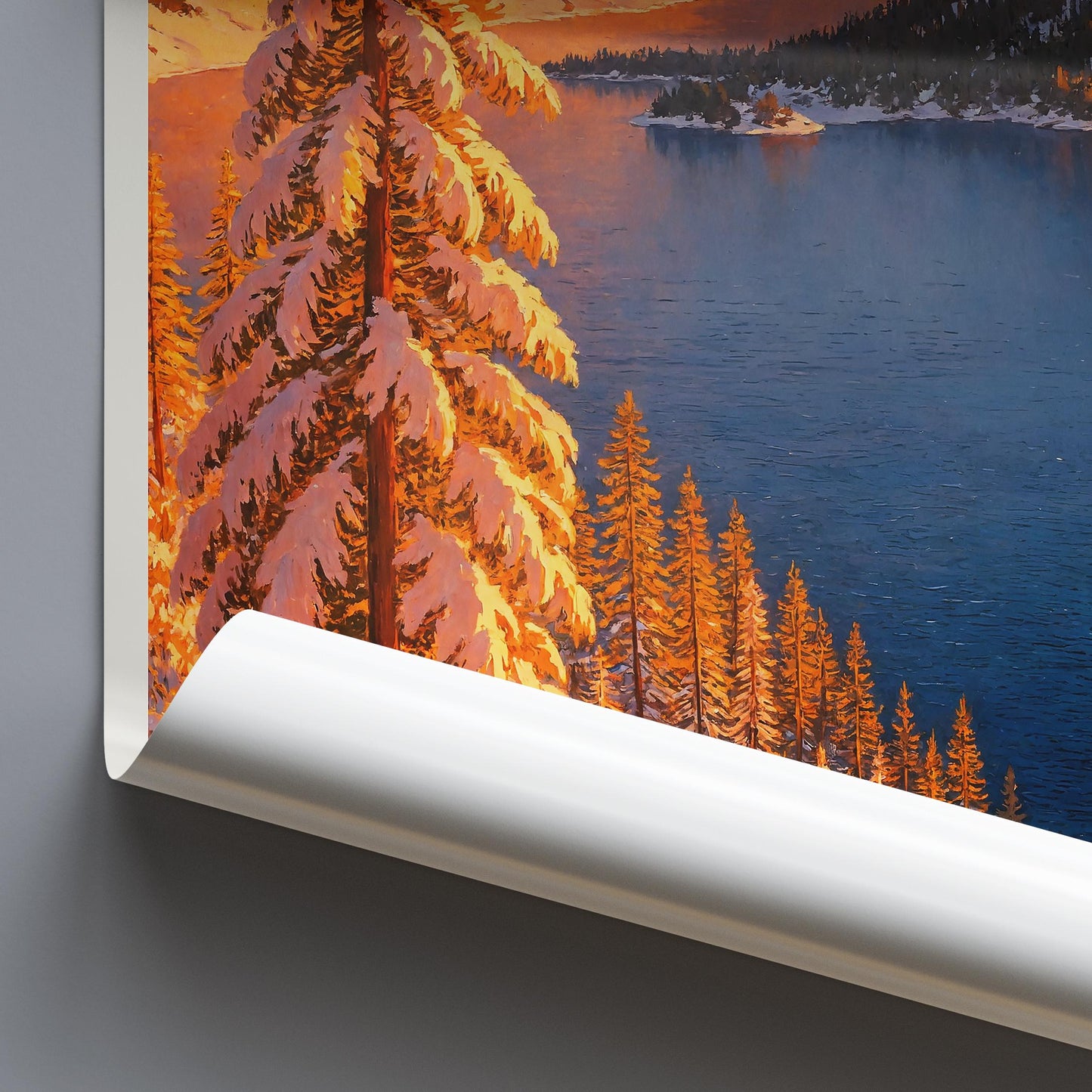 Crater Lake Travel Print ~ Oregon Travel Poster