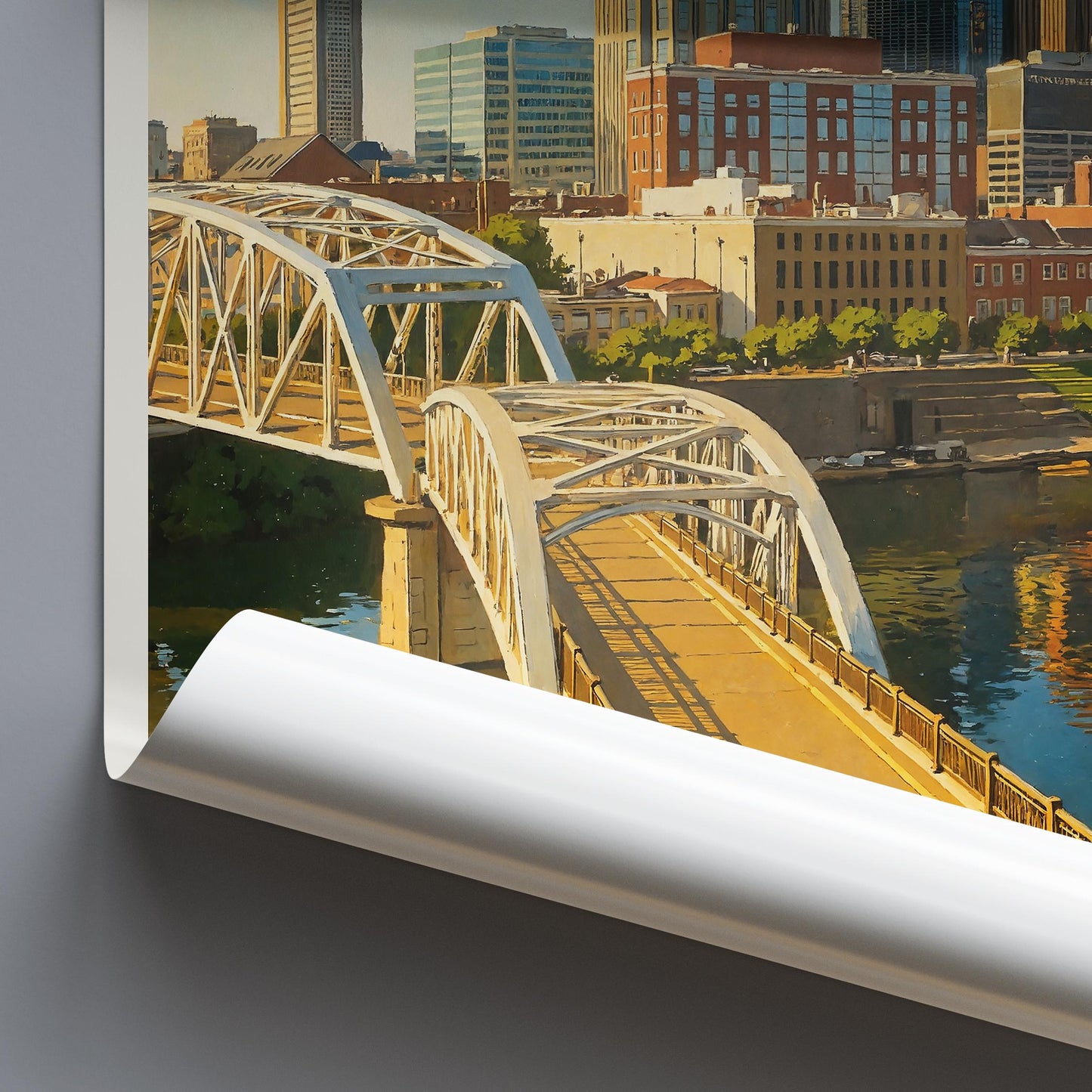 Nashville Travel Print ~ Tennessee Travel Poster |