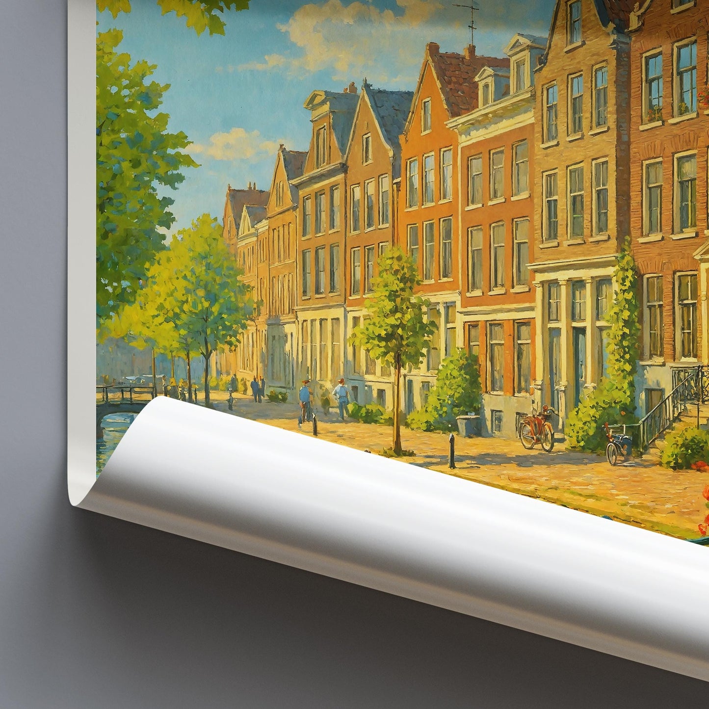 Amsterdam Travel Print ~ Netherlands Travel Poster | Vacation Gift