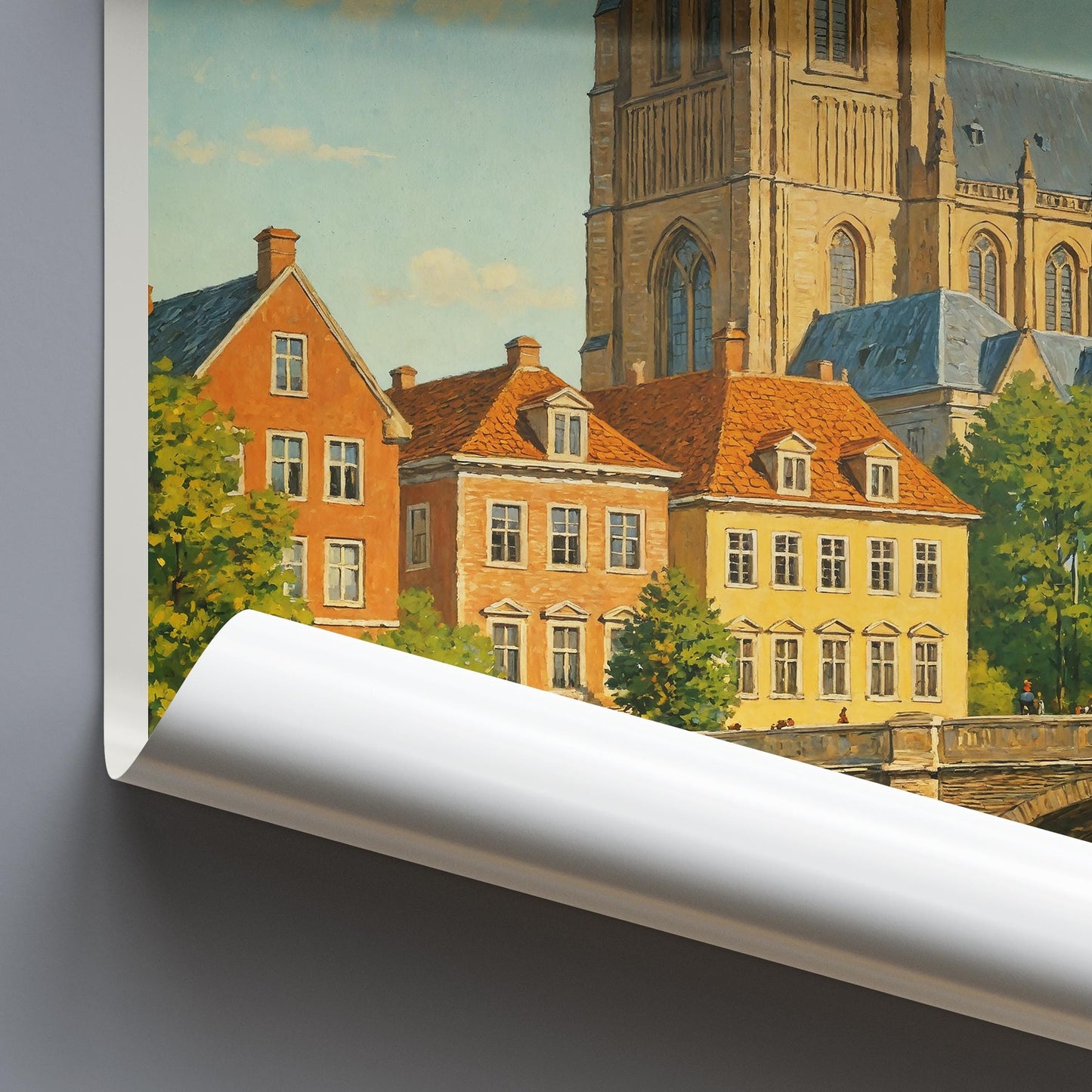 Arnhem Travel Print ~ Netherlands Travel Poster