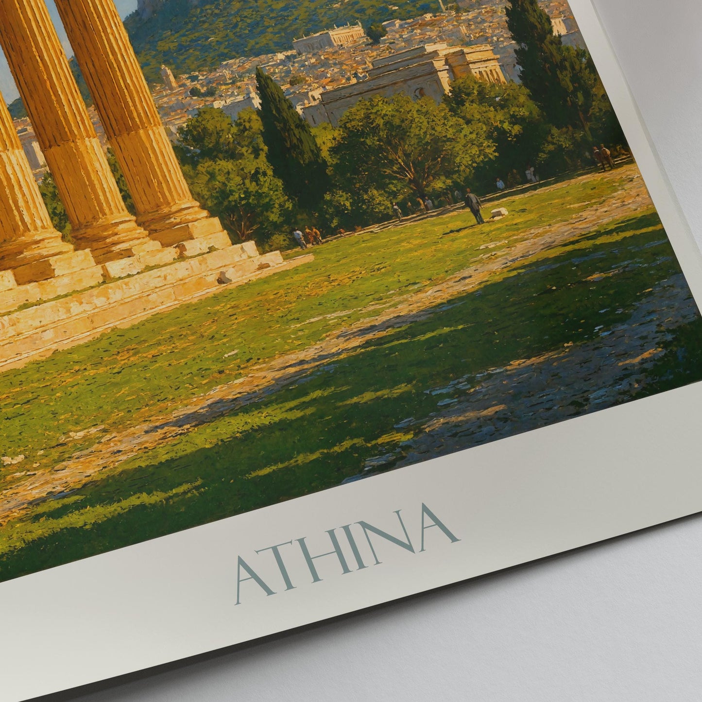 Athens Travel Print ~ Greece Travel Poster