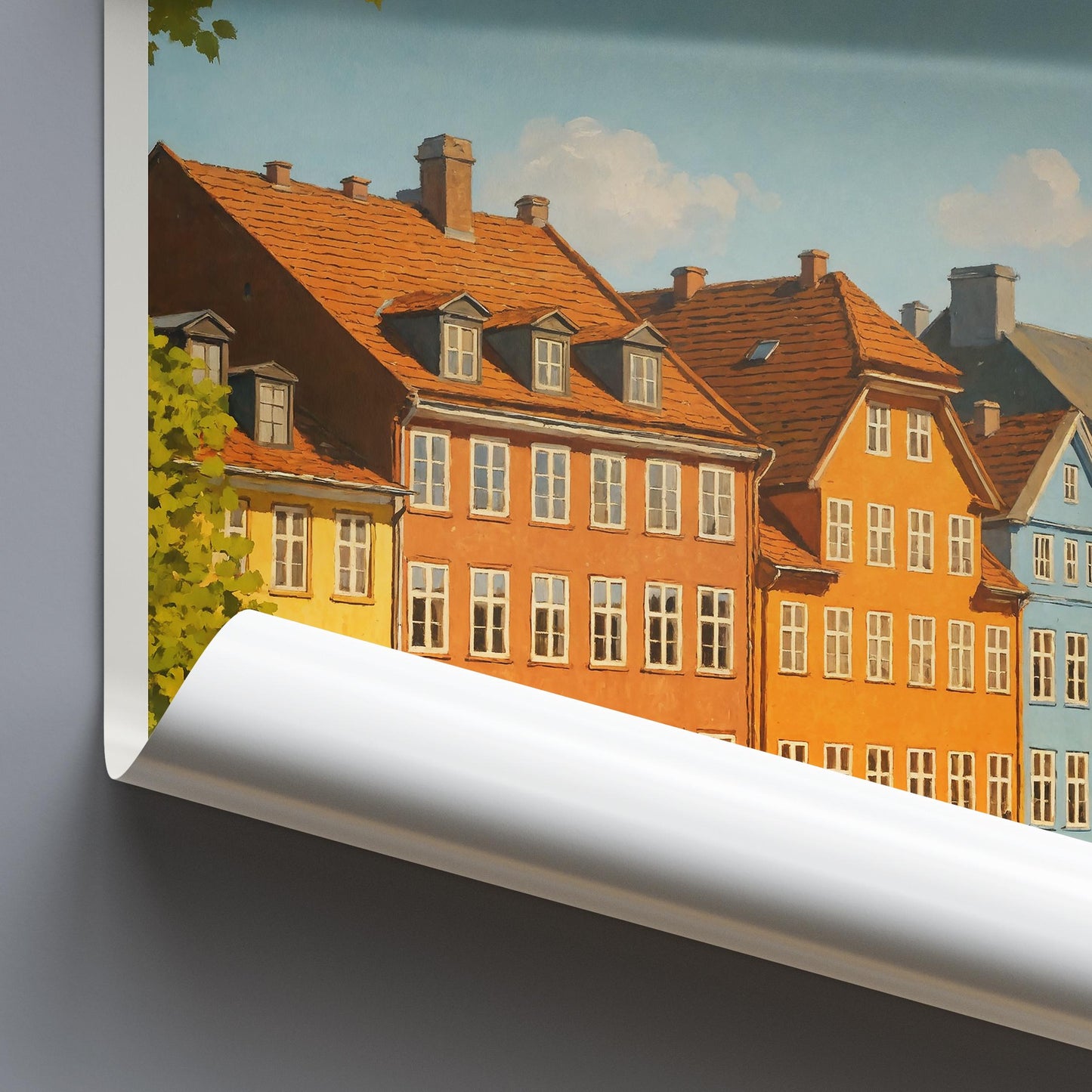 Copenhagen Travel Print ~ Denmark Travel Poster
