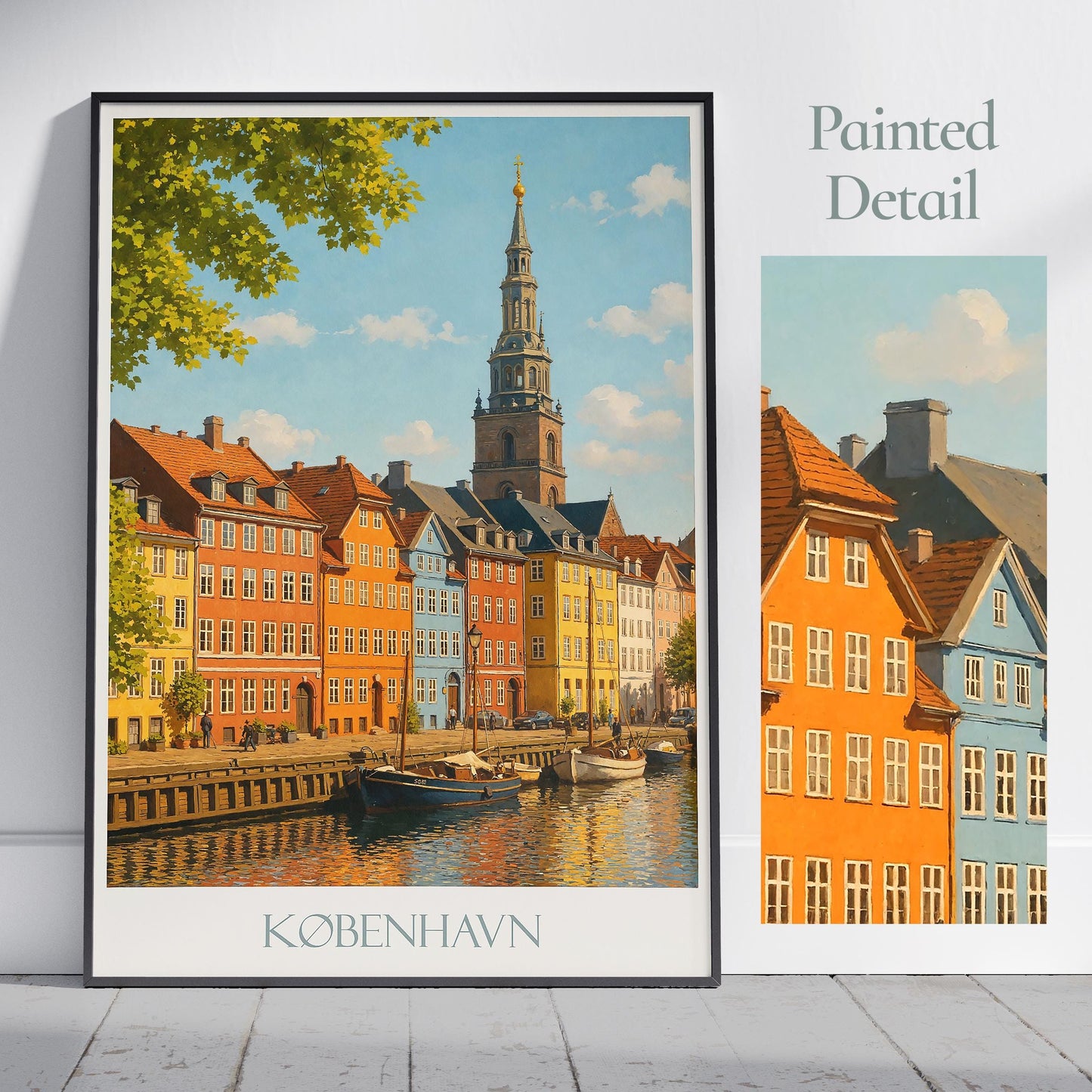 Copenhagen Travel Print ~ Denmark Travel Poster