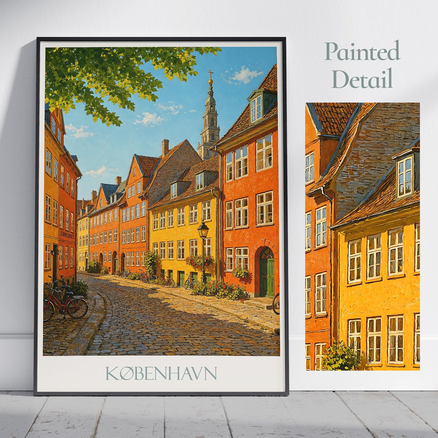Copenhagen Travel Print ~ Denmark Travel Poster