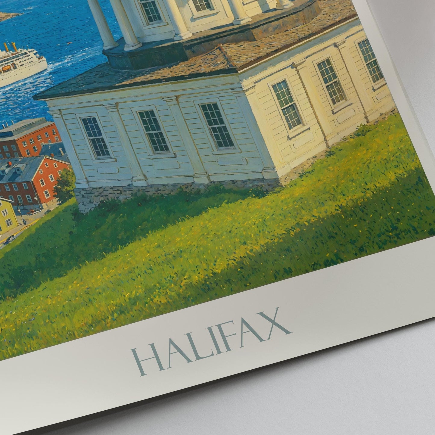 Halifax Travel Print, Nova Scotia ~ Canada Travel Poster