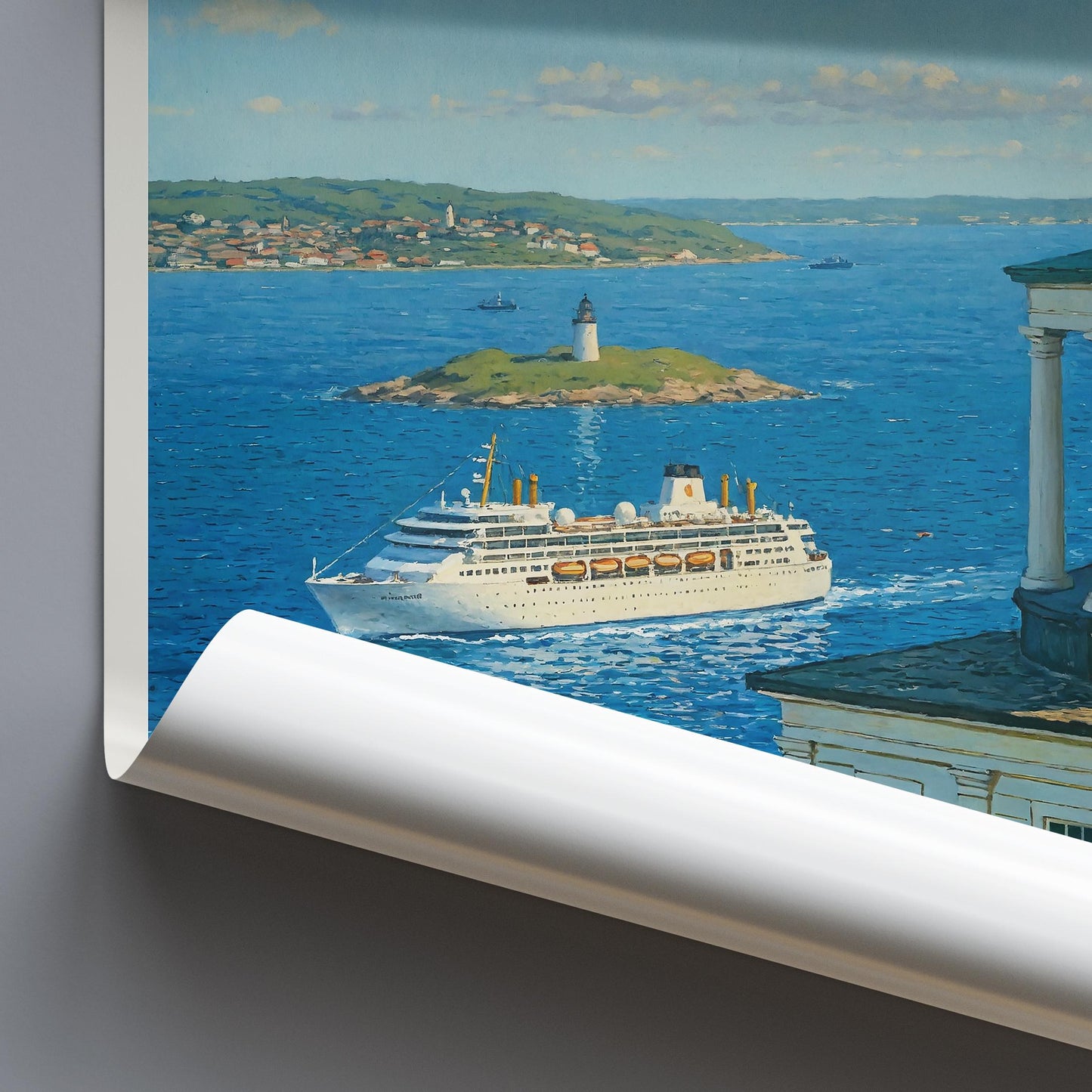 Halifax Travel Print, Nova Scotia ~ Canada Travel Poster