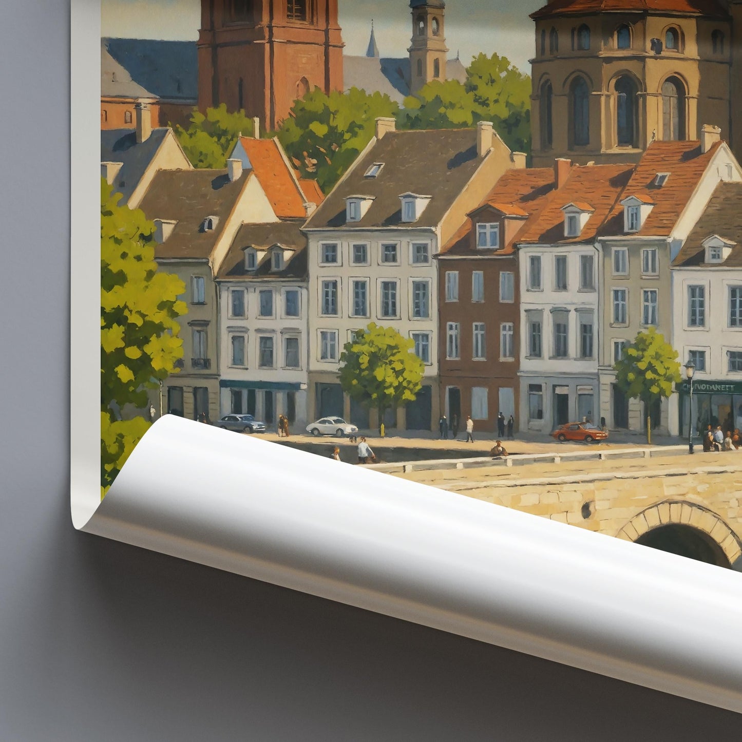 Maastricht Travel Print ~ Netherlands Travel Poster