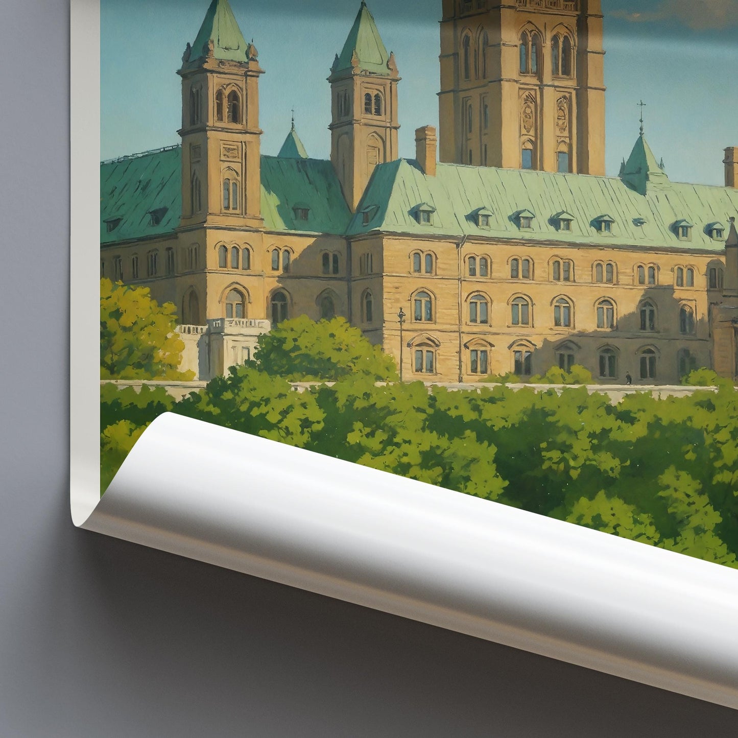 Ottawa Travel Print ~ Canada Travel Poster