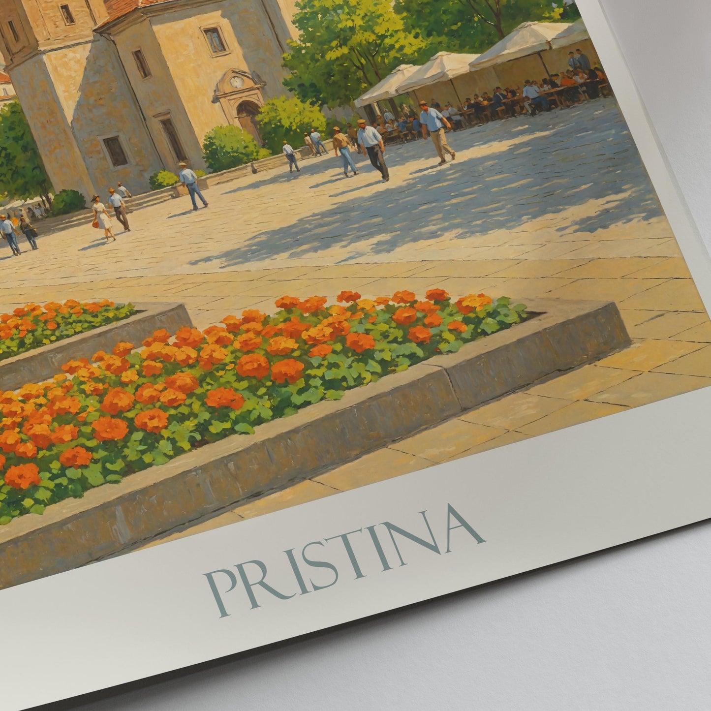 Pristina Travel Print ~ Kosovo Travel Poster |