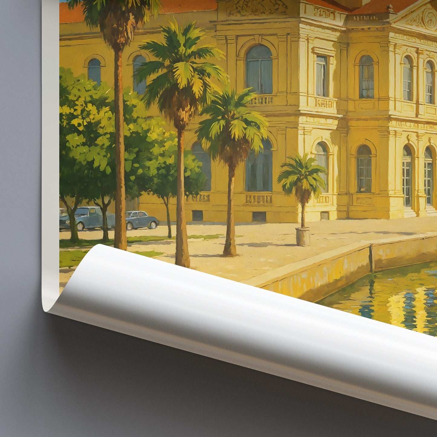 Porto Alegre Travel Print ~ Brazil Travel Poster