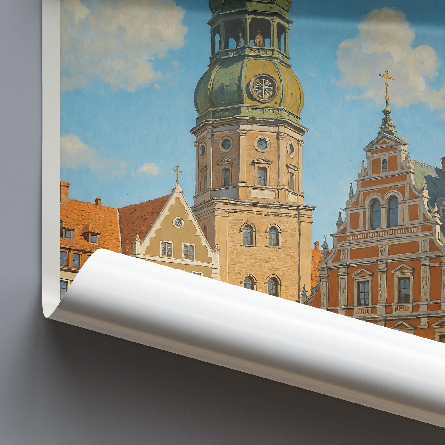 Riga Travel Print ~ Latvia Travel Poster |