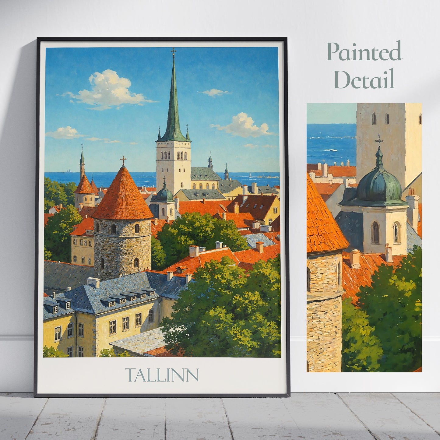 Tallinn Travel Print ~ Estonia Travel Poster |