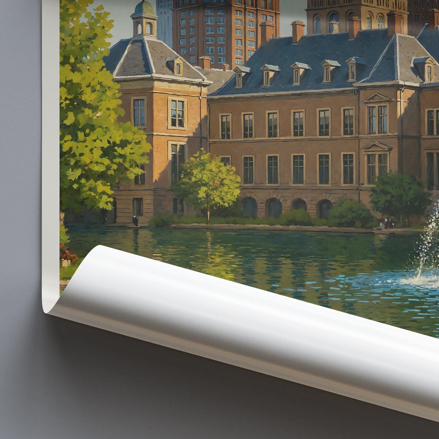 The Hague Travel Print ~ Netherlands Travel Poster