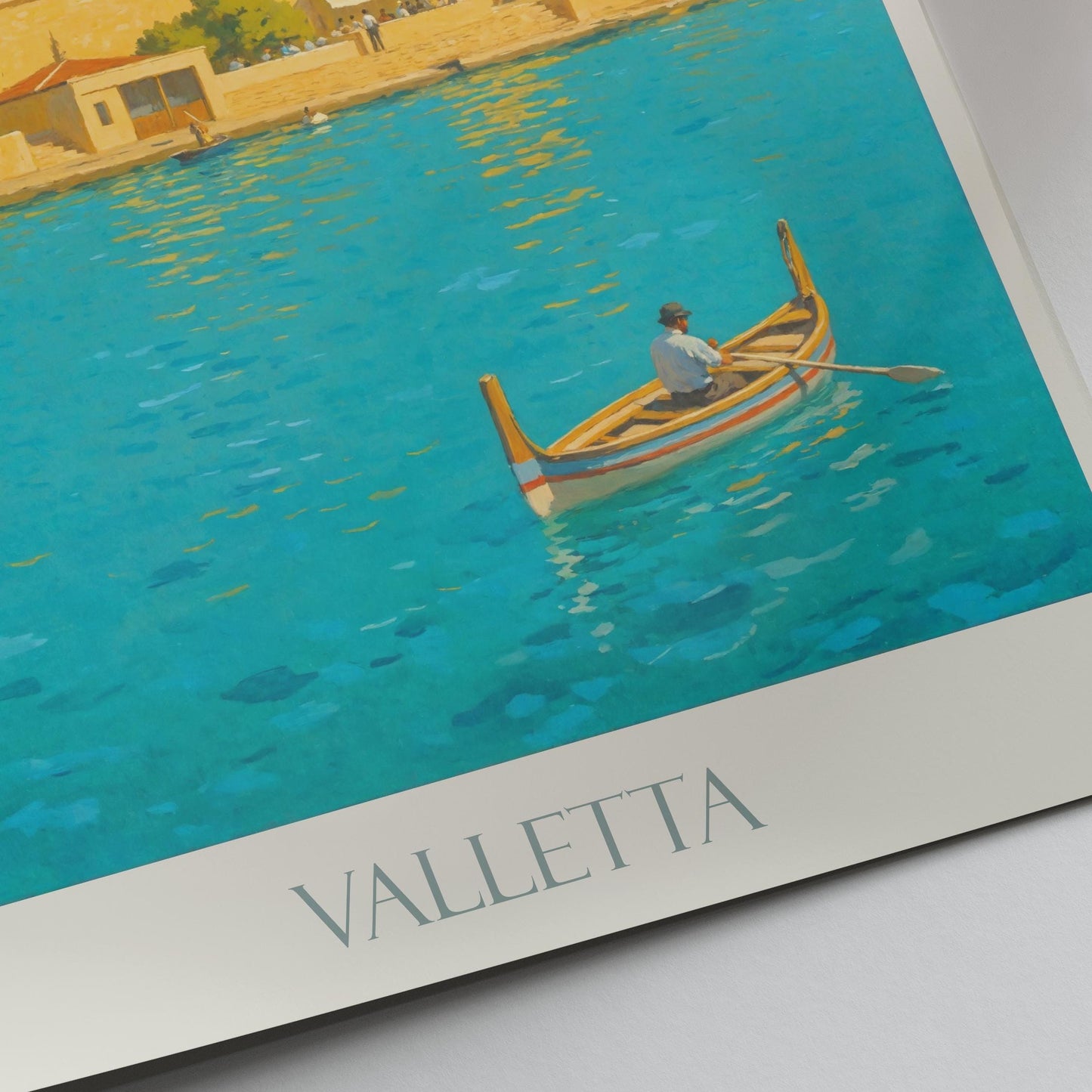 Valletta Travel Print ~ Malta Travel Poster