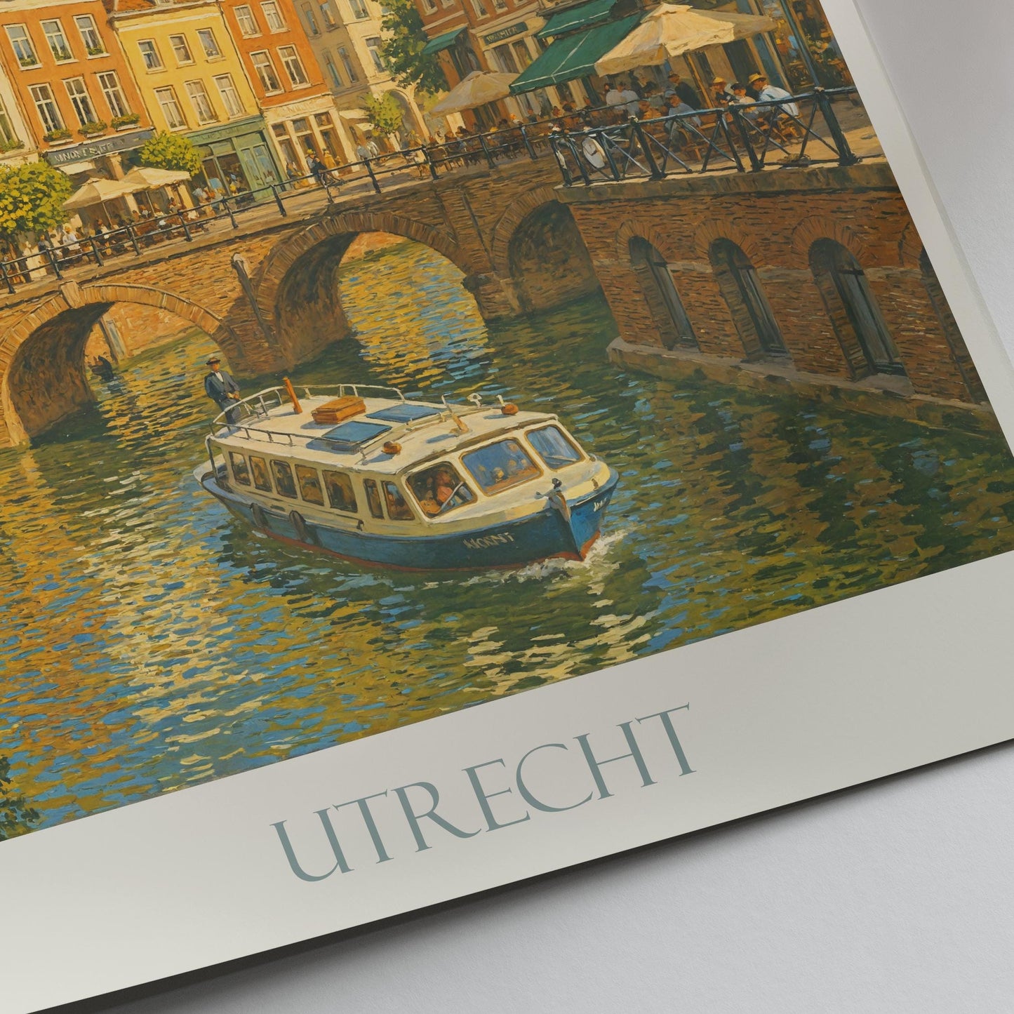 Utrecht Travel Print ~ Netherlands Travel Poster
