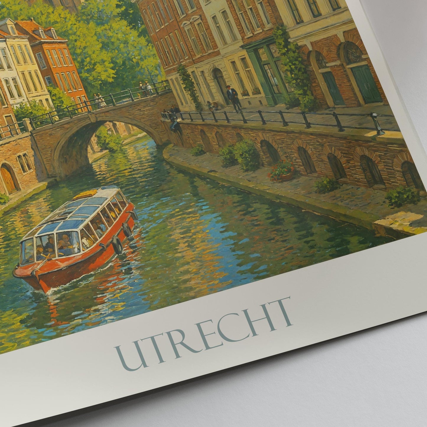 Utrecht Travel Print ~ Netherlands Travel Poster