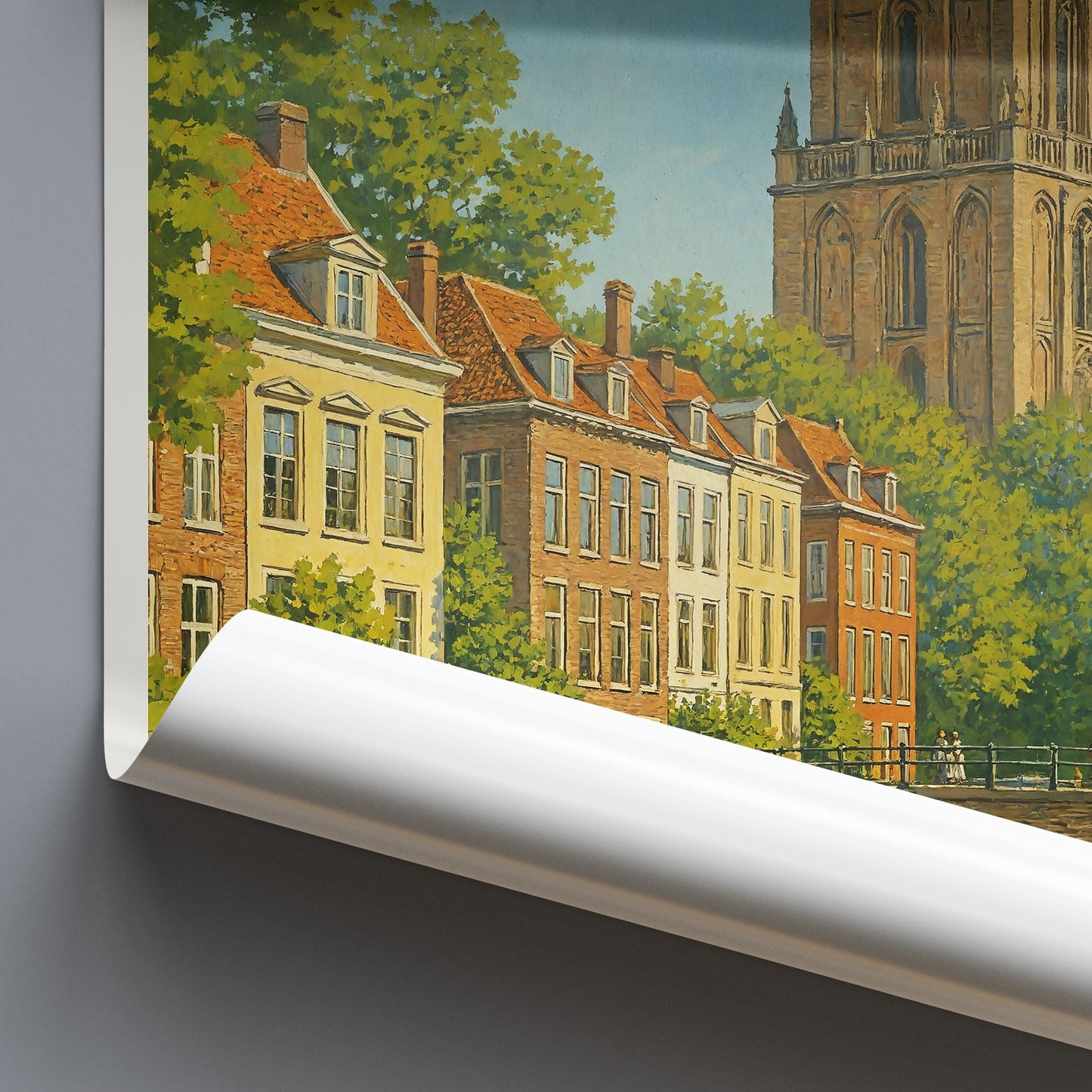 Utrecht Travel Print ~ Netherlands Travel Poster