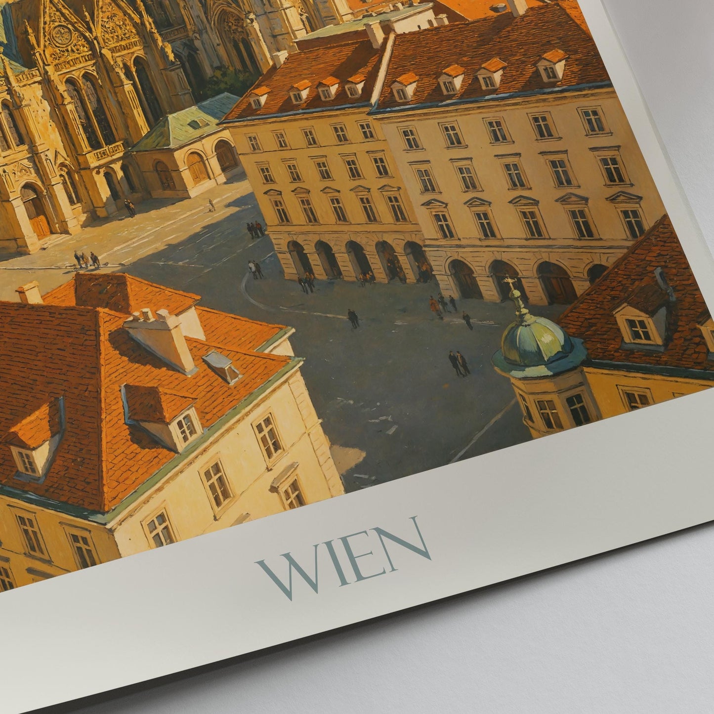 Vienna Travel Print, St. Stephen’s Cathedral ~ Austria Travel Poster