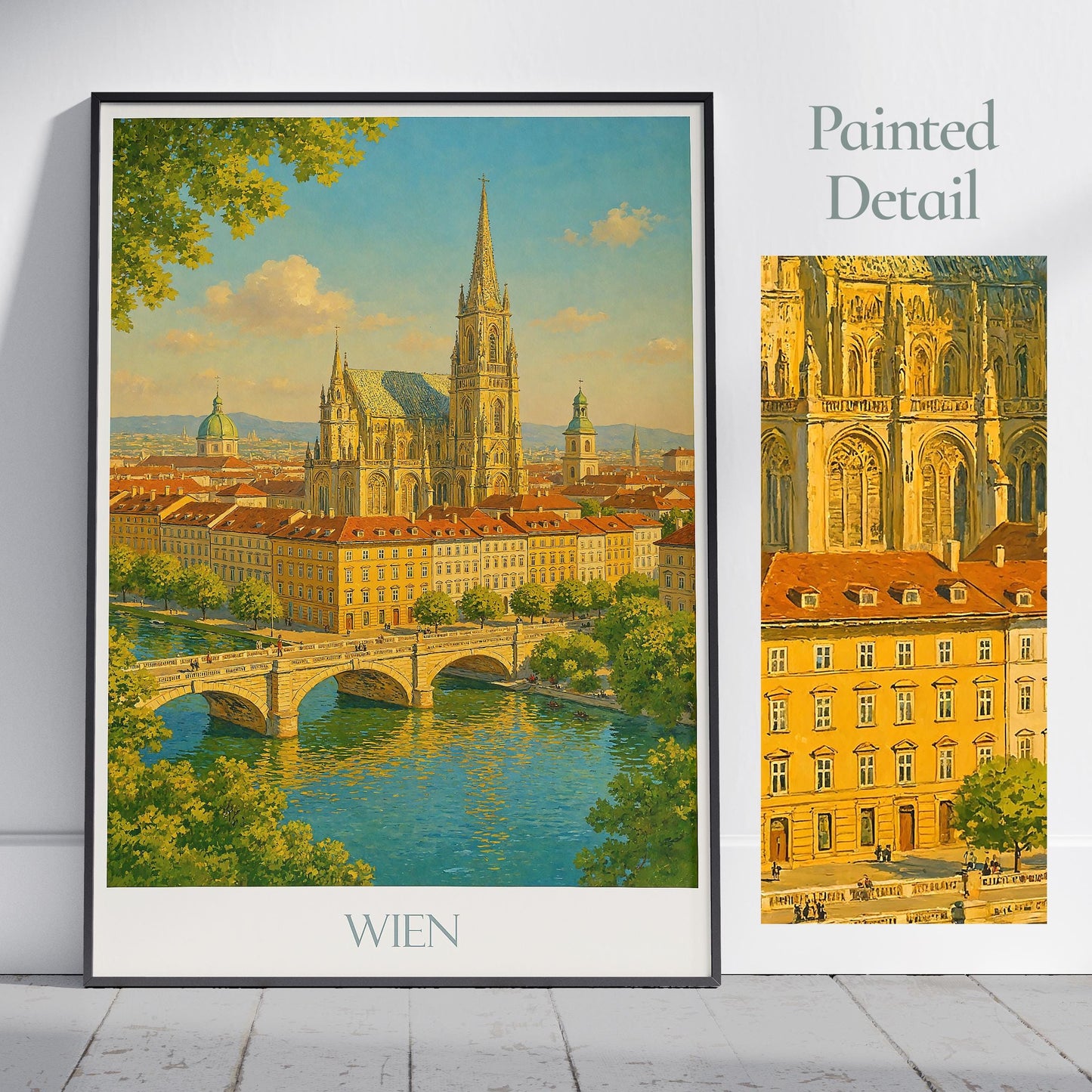 Vienna Travel Print ~ Austria Travel Poster