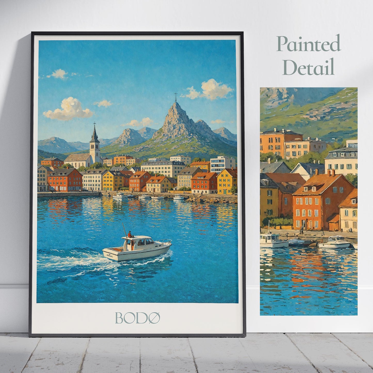Bodo Travel Print ~ Norway Travel Poster |