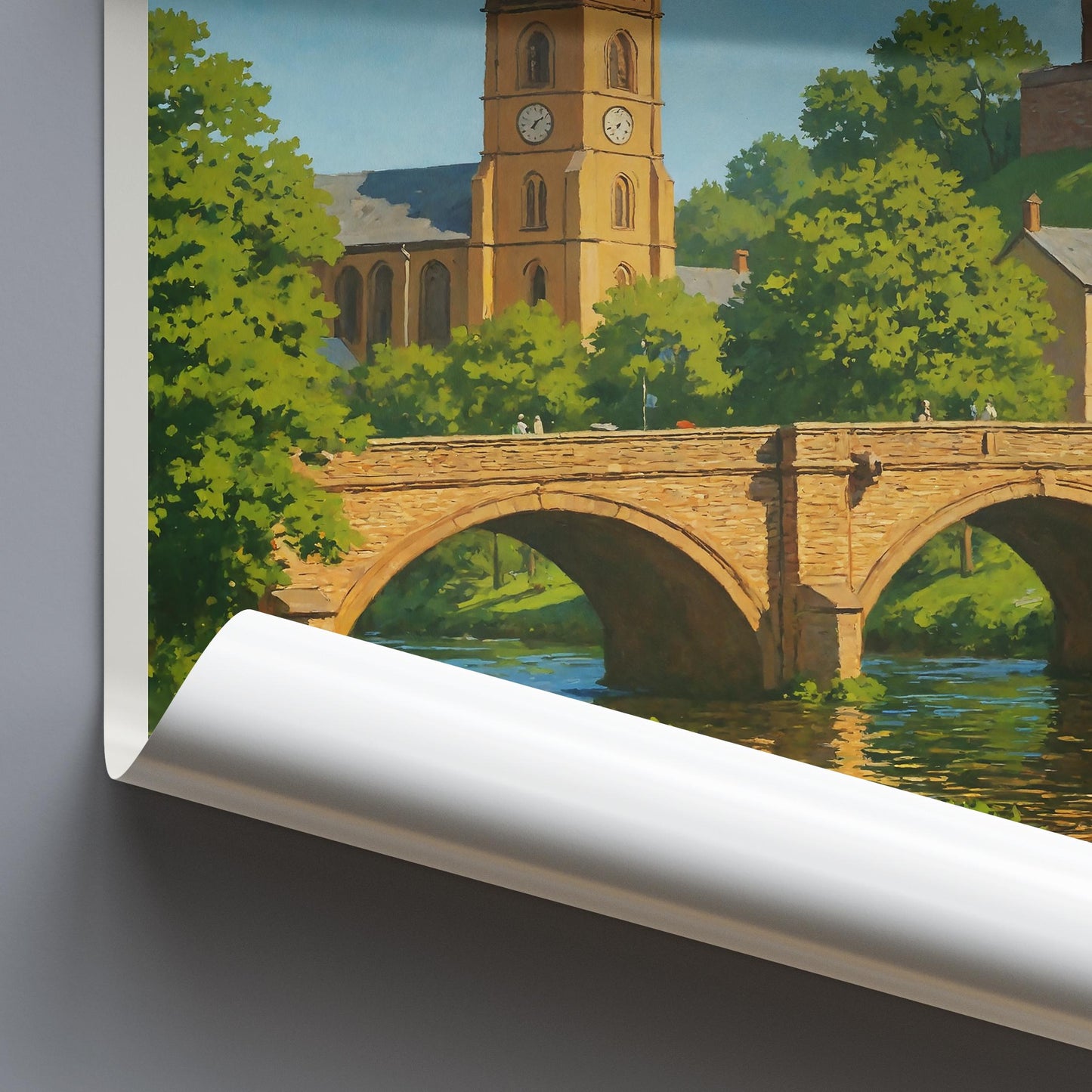 Carlisle Travel Print ~ Cumbria Travel Poster Wall Art Home Decor Personalized Gift Painting Framed