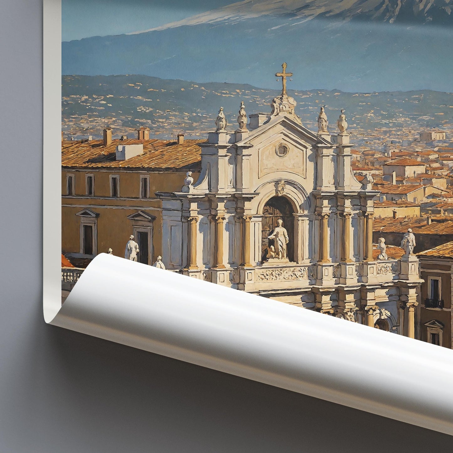 Catania Travel Print ~ Sicily Italy Travel Poster