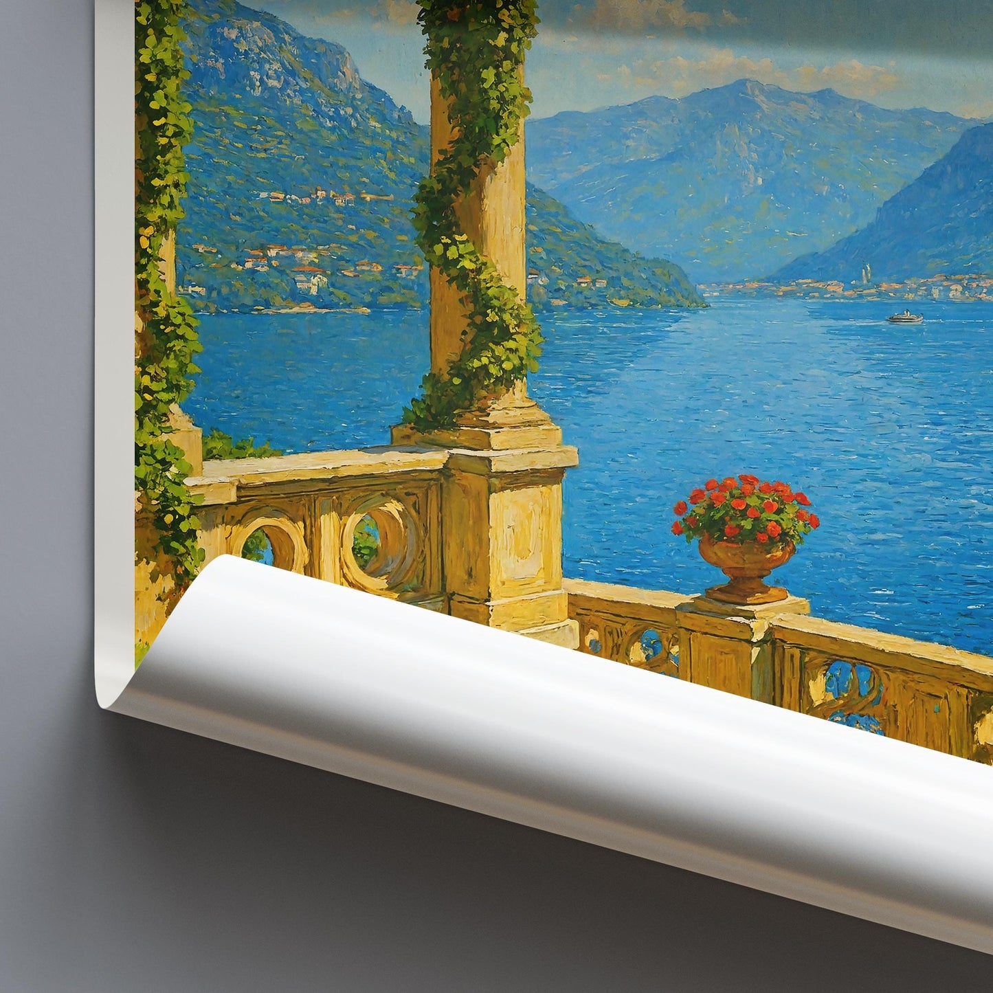 Lake Como Travel Print ~ Italy Travel Poster