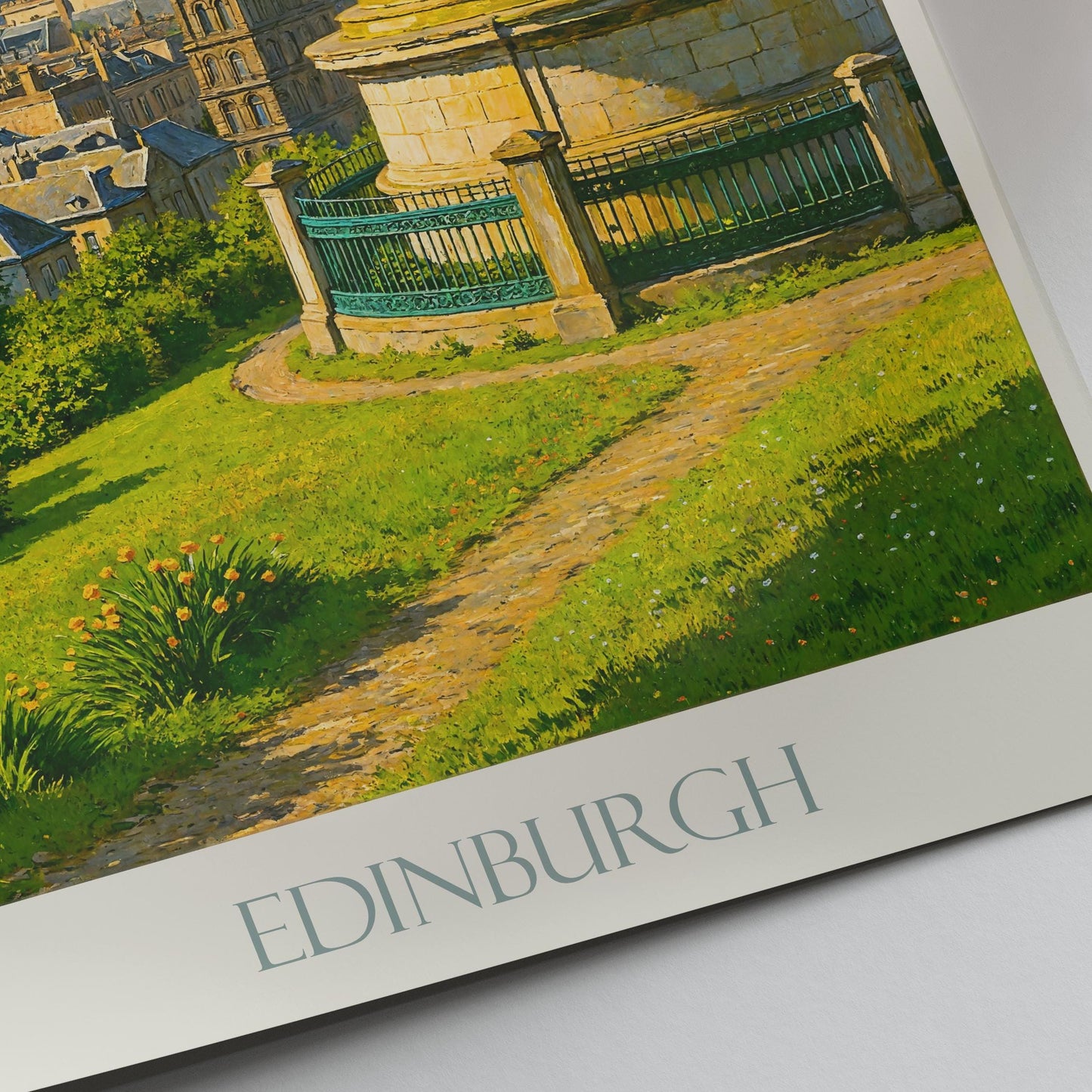 Edinburgh Travel Print ~ Scotland Travel Poster