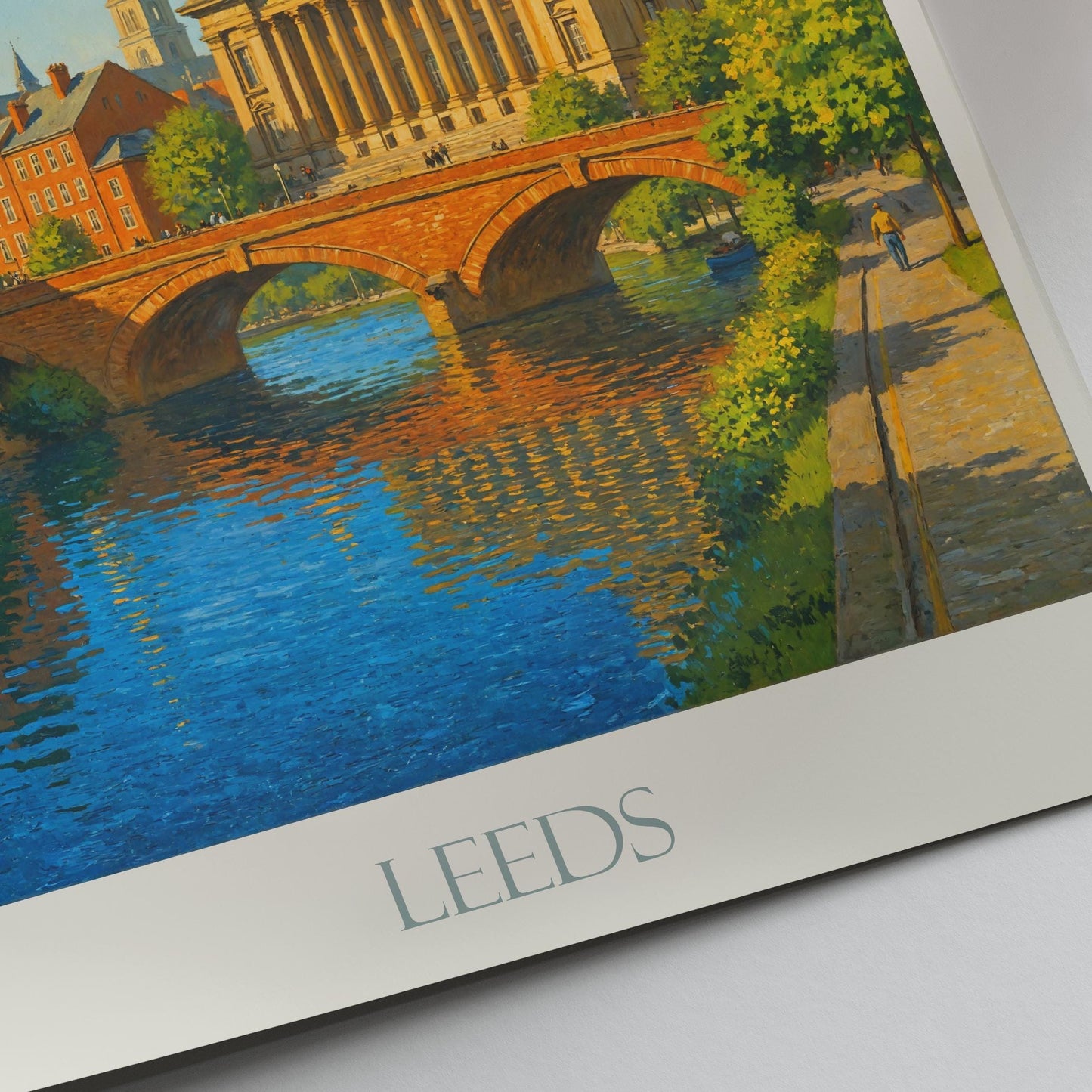 Leeds Travel Print ~ Yorkshire Travel Poster