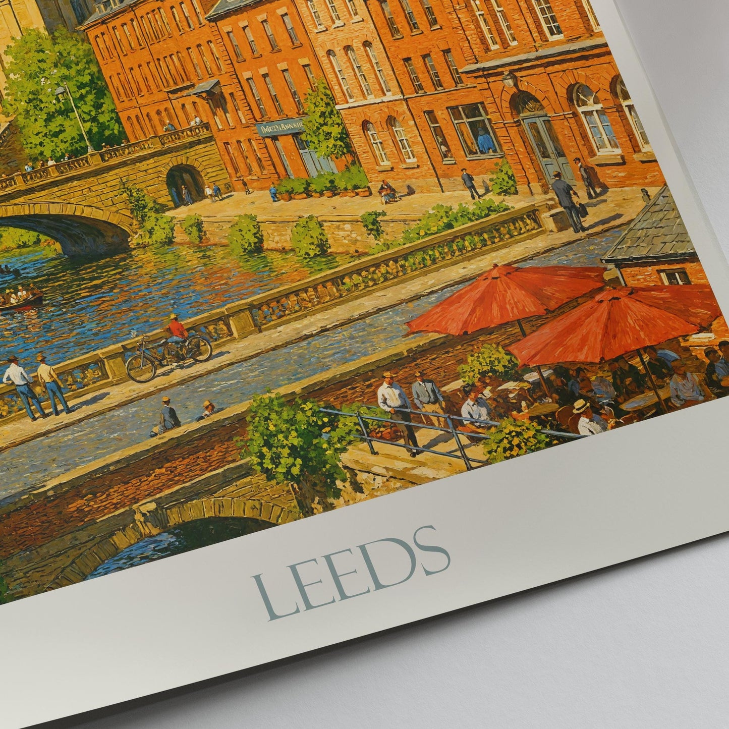 Leeds Travel Print ~ Yorkshire Travel Poster