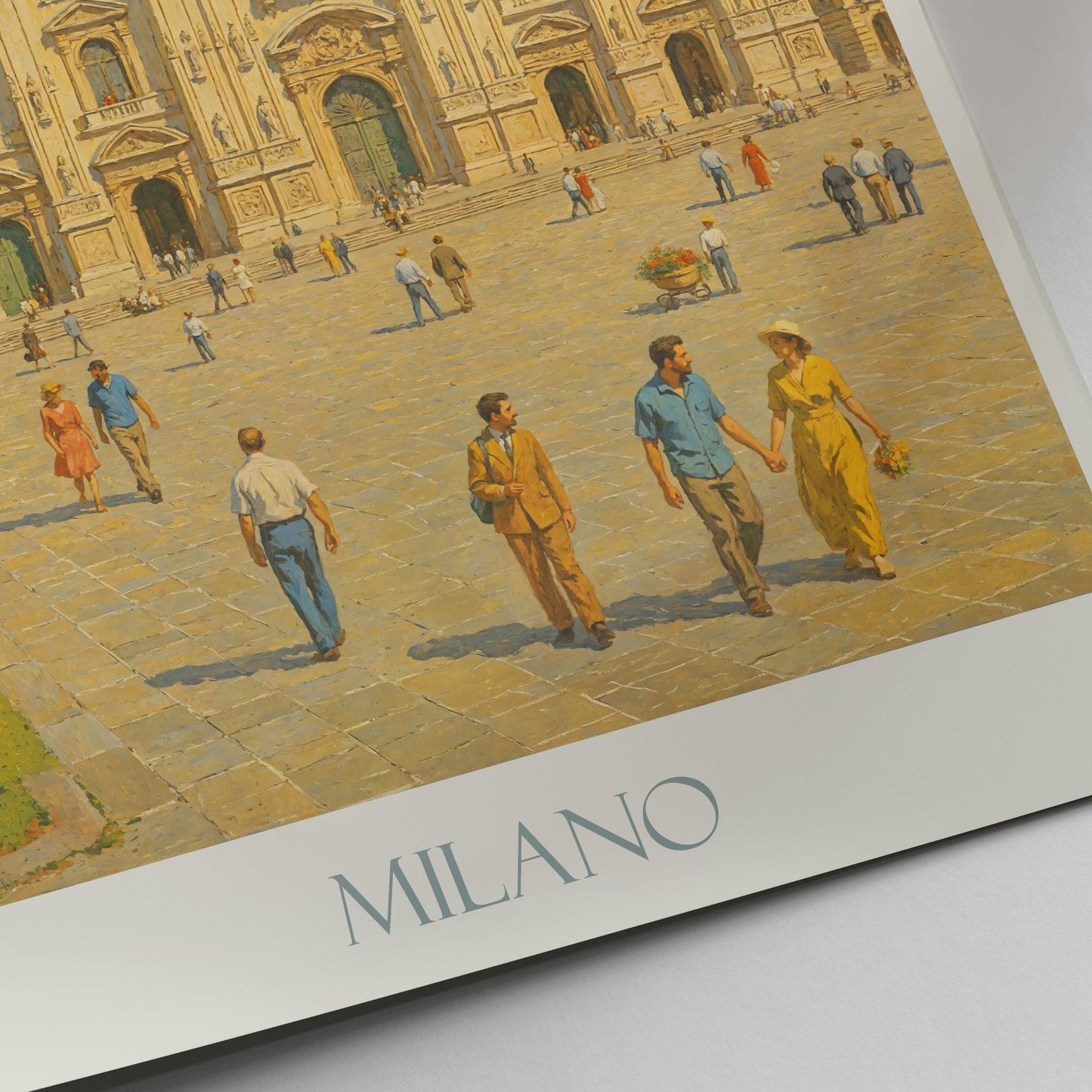 Milan Travel Print, Duomo ~ Italy Travel Poster