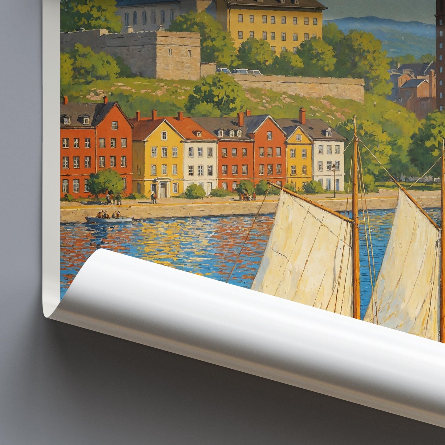 Oslo Travel Print ~ Norway Travel Poster |