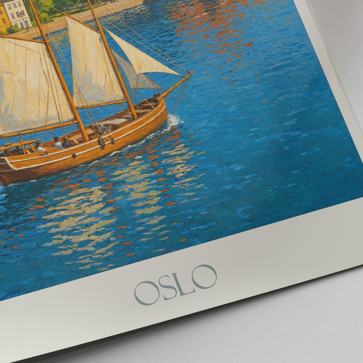 Oslo Travel Print ~ Norway Travel Poster |