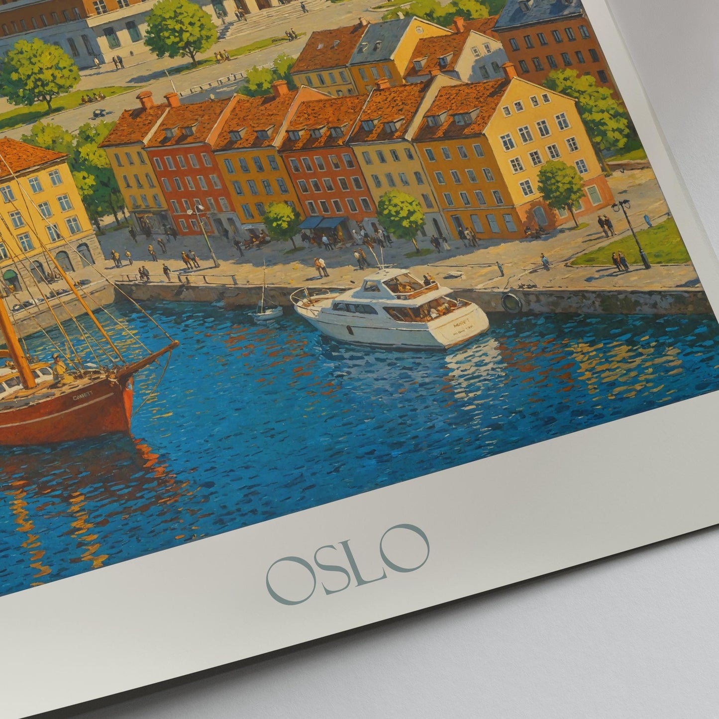 Oslo Travel Print ~ Norway Travel Poster |