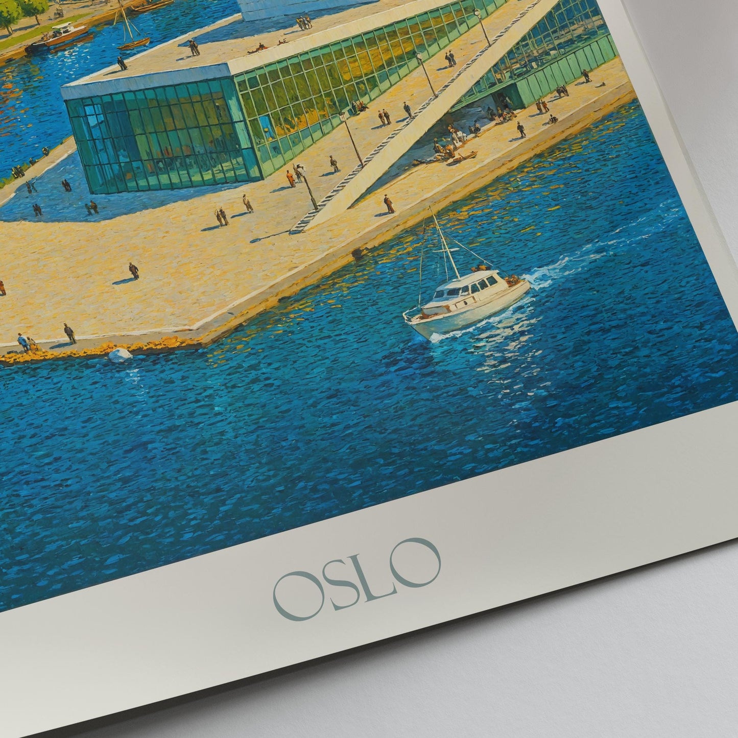 Oslo Travel Print ~ Norway Travel Poster |