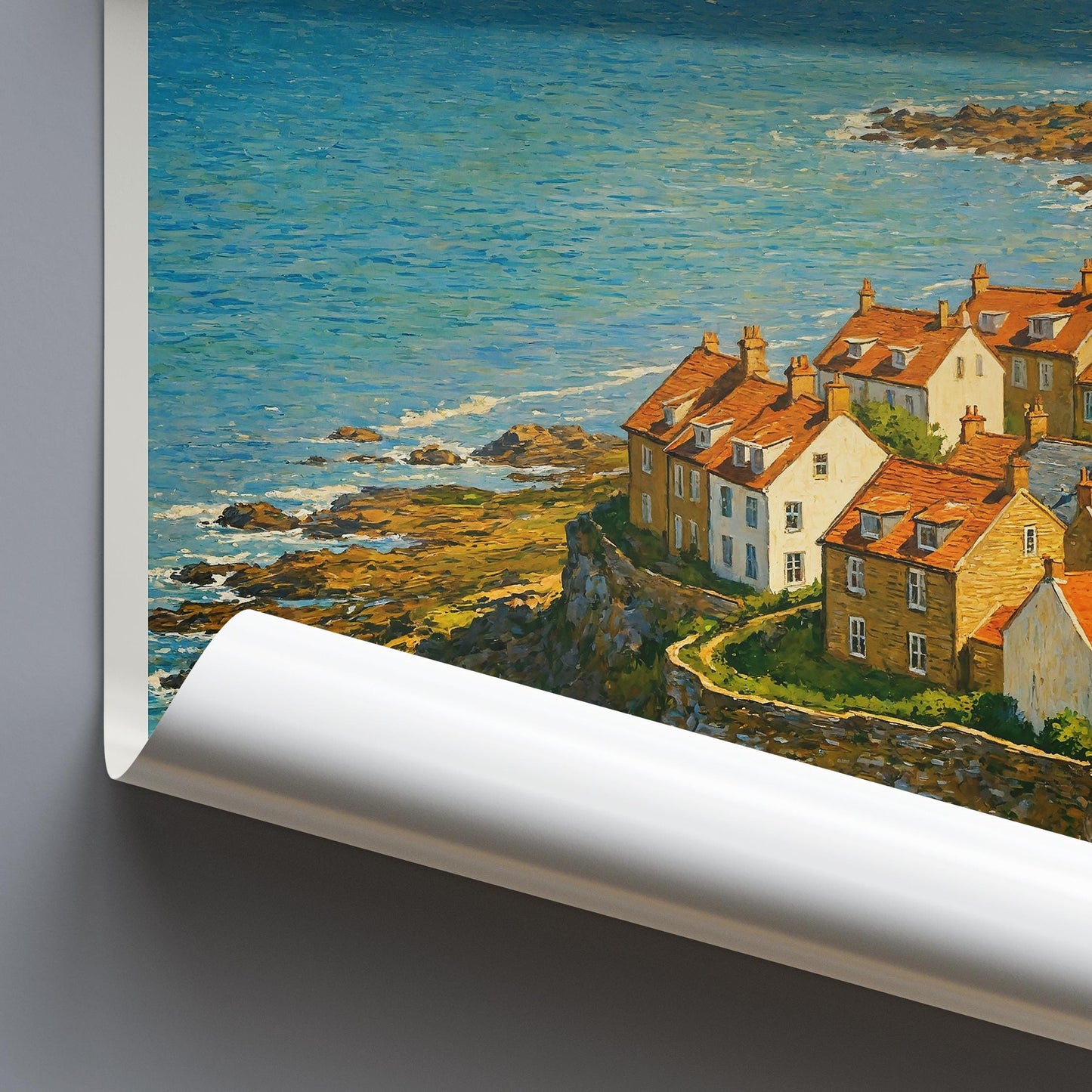 Robin Hood’s Bay Travel Print ~ Yorkshire Travel Poster