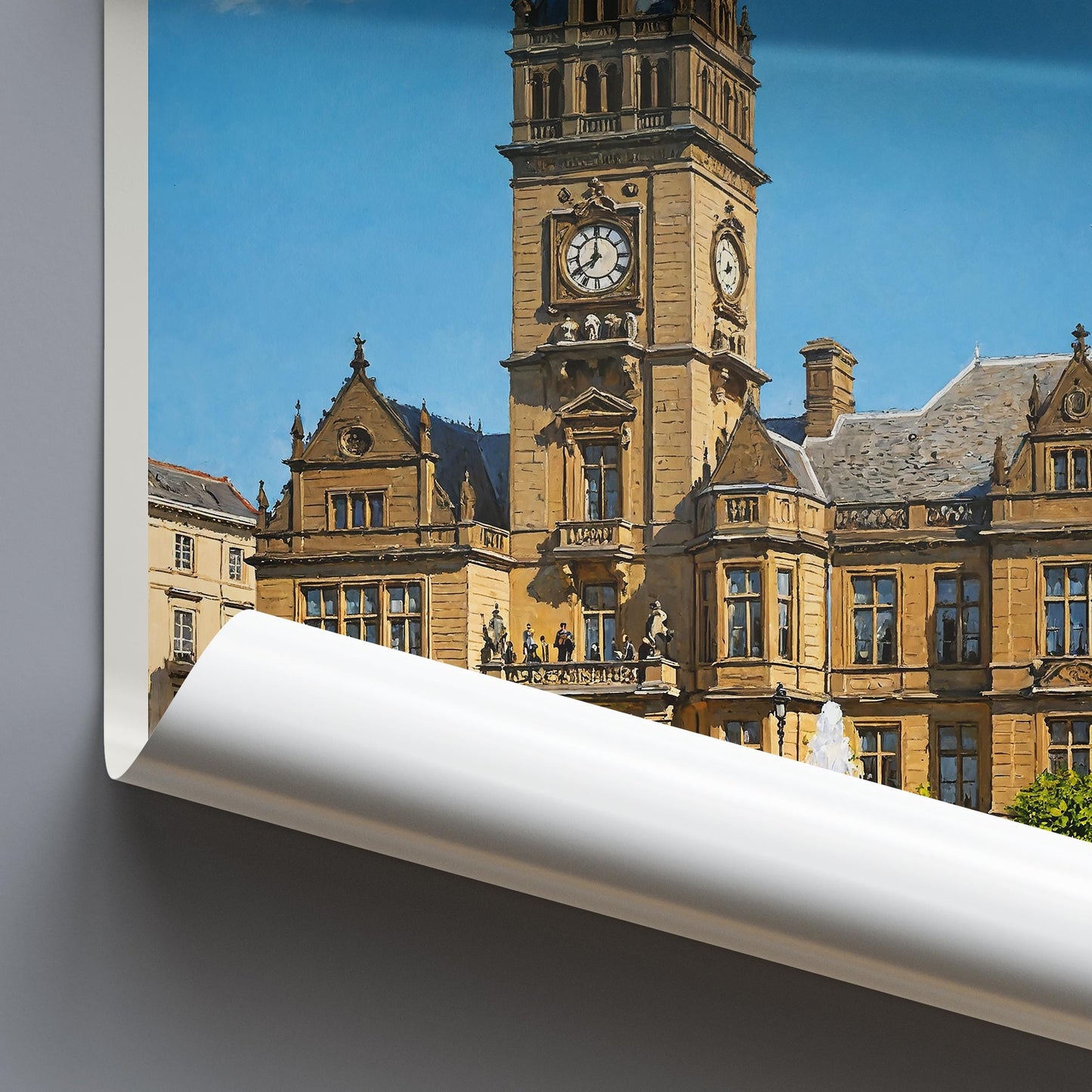 Sheffield Travel Print ~ Yorkshire Travel Poster