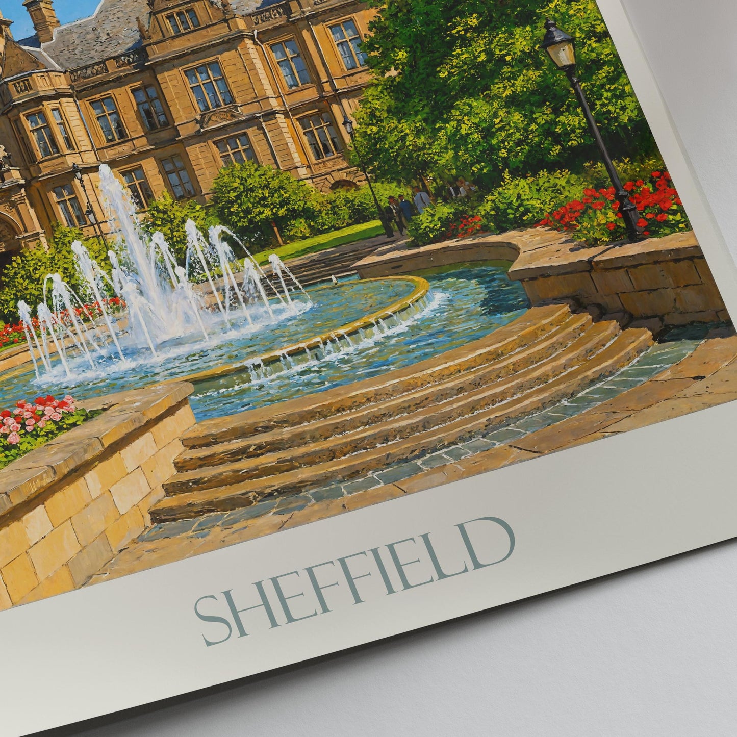 Sheffield Travel Print ~ Yorkshire Travel Poster