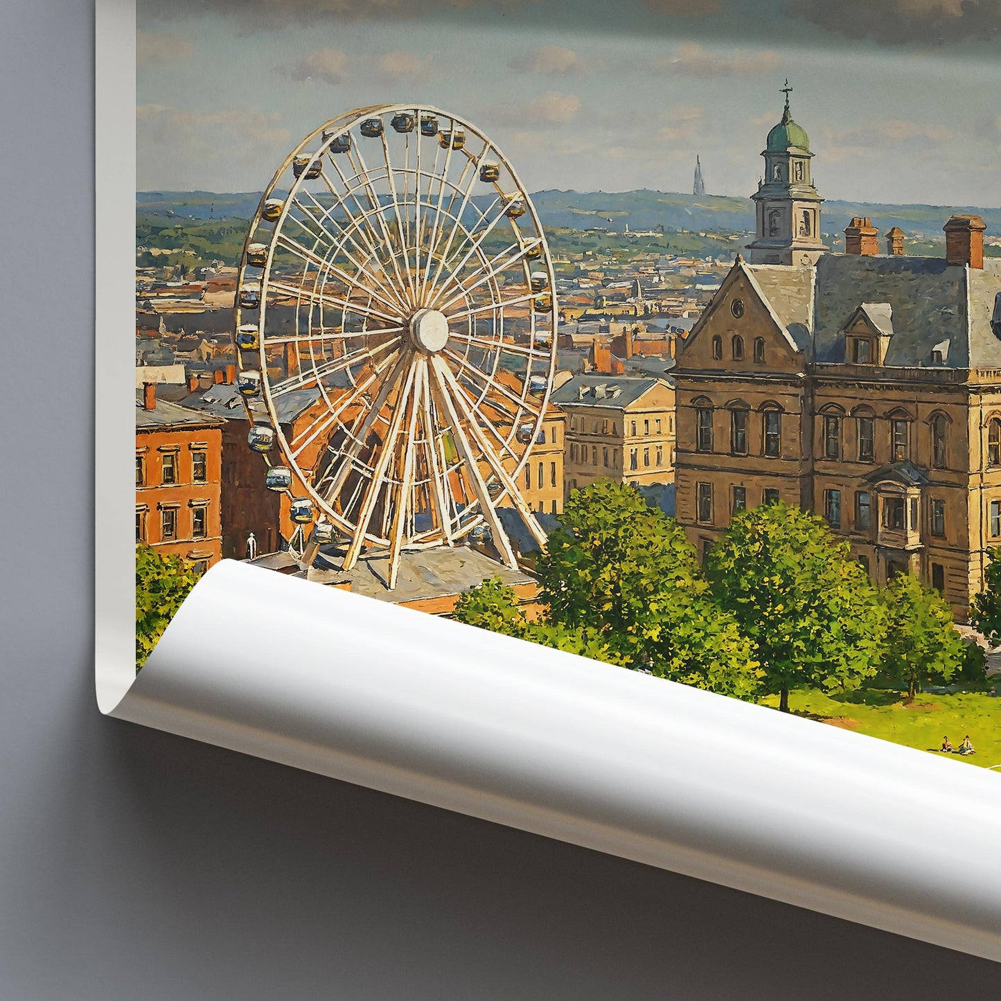 Sheffield Travel Print ~ Yorkshire Travel Poster
