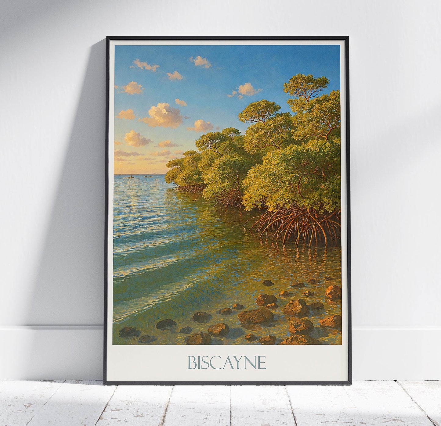 Biscayne National Park Travel Print ~ Florida Travel Poster