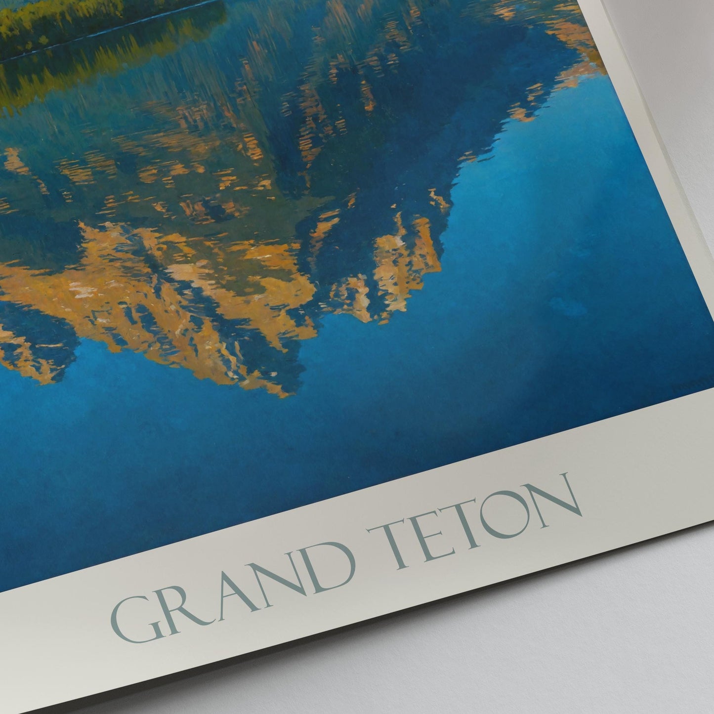 Grand Teton National Park Travel Print ~ Wyoming Travel Poster